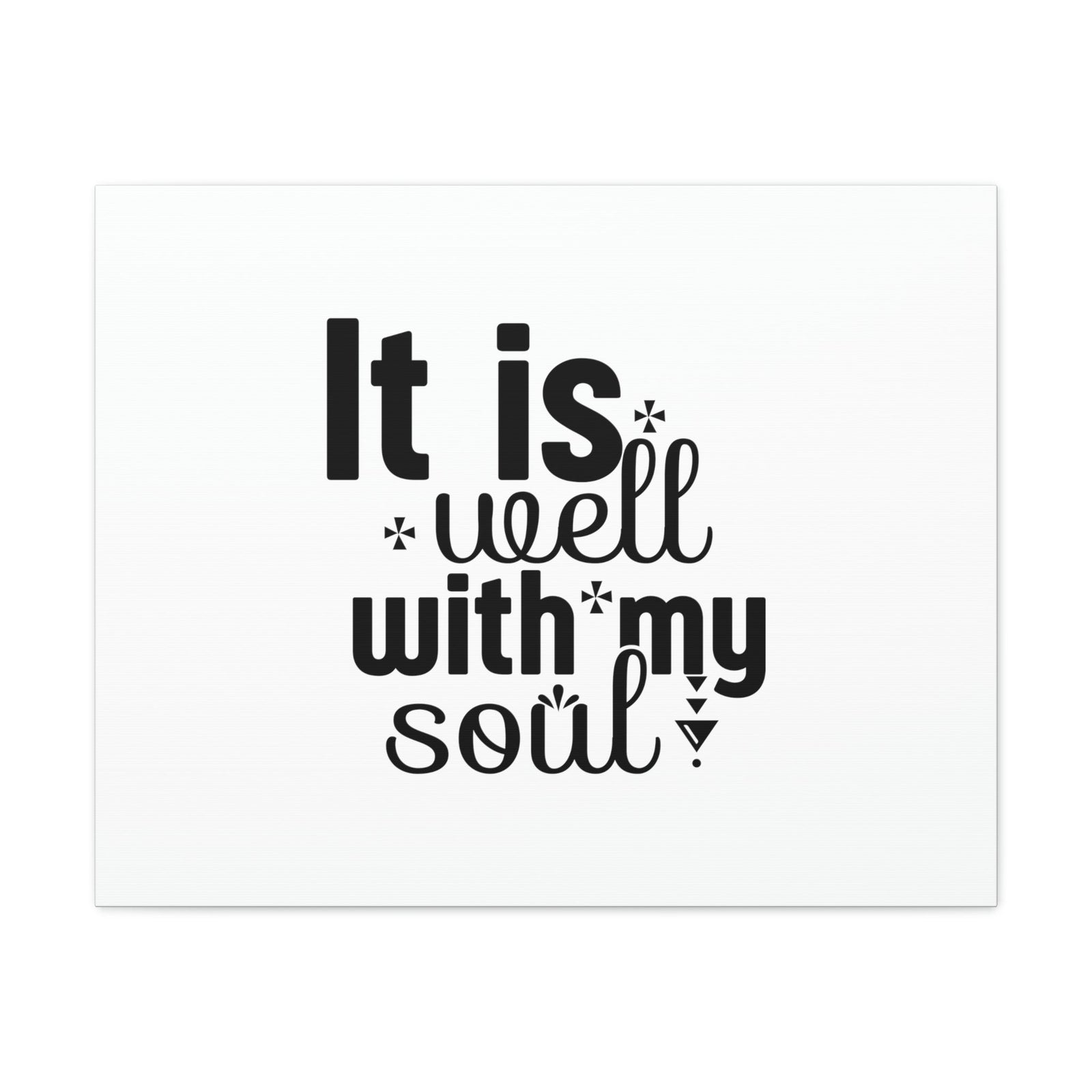 Scripture Walls It Is Well With My Soul Isaiah 26:3 Christian Wall Art Bible Verse Print Ready to Hang Unframed-Express Your Love Gifts