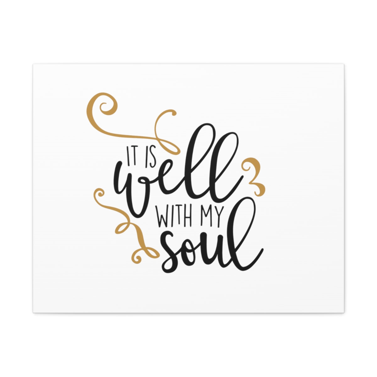 Scripture Walls It Is Well With My Soul Psalm 42:7 Plain Christian Wall Art Bible Verse Print Ready to Hang Unframed-Express Your Love Gifts
