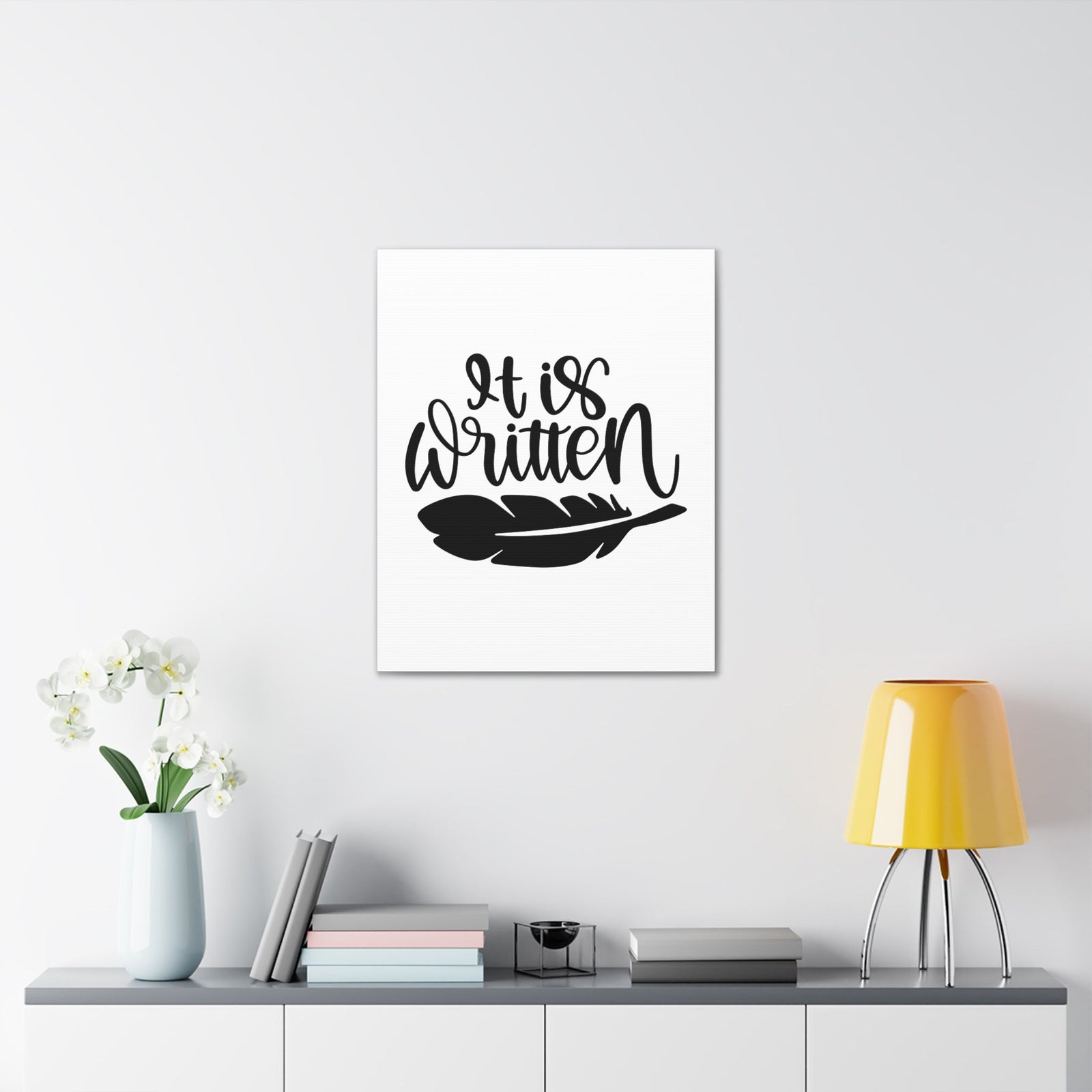 Scripture Walls It Is Written Romans 14:11 Christian Wall Art Bible Verse Print Ready to Hang Unframed-Express Your Love Gifts