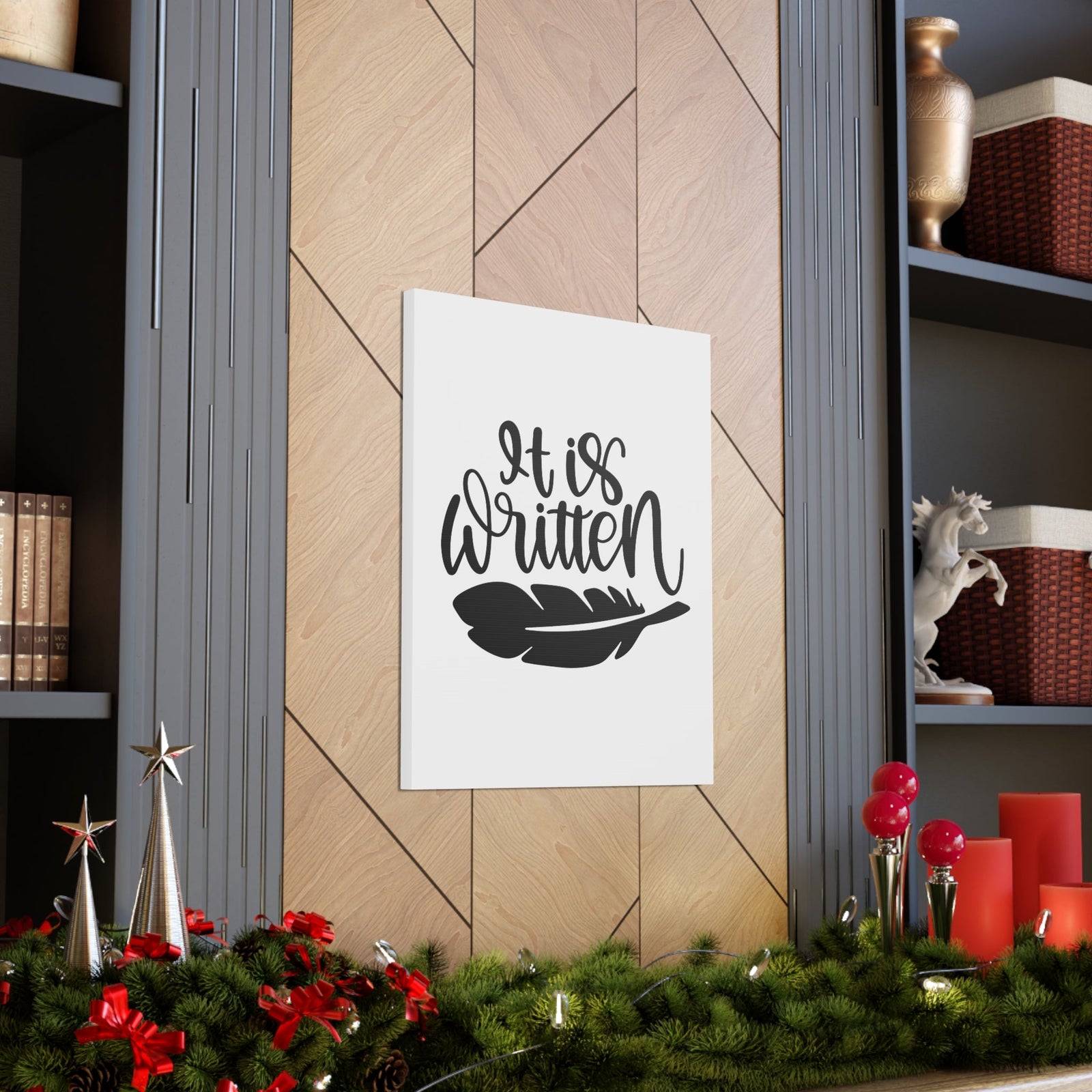 Scripture Walls It Is Written Romans 14:11 Christian Wall Art Bible Verse Print Ready to Hang Unframed-Express Your Love Gifts