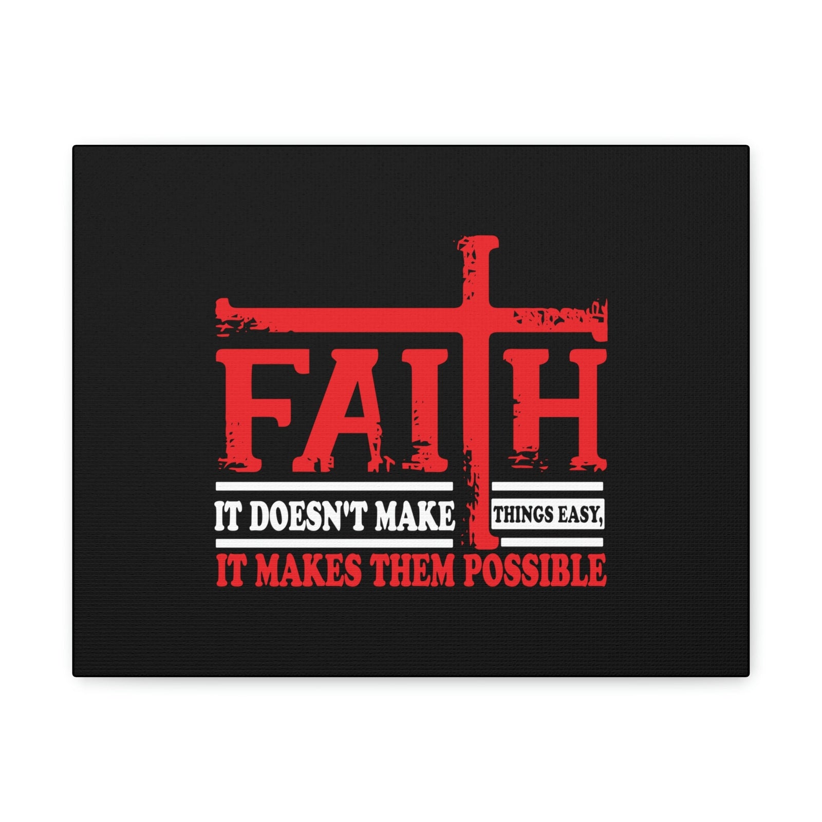 Scripture Walls It Makes Them Possible Jeremiah 32:17 Red Christian Wall Art Bible Verse Print Ready to Hang Unframed-Express Your Love Gifts