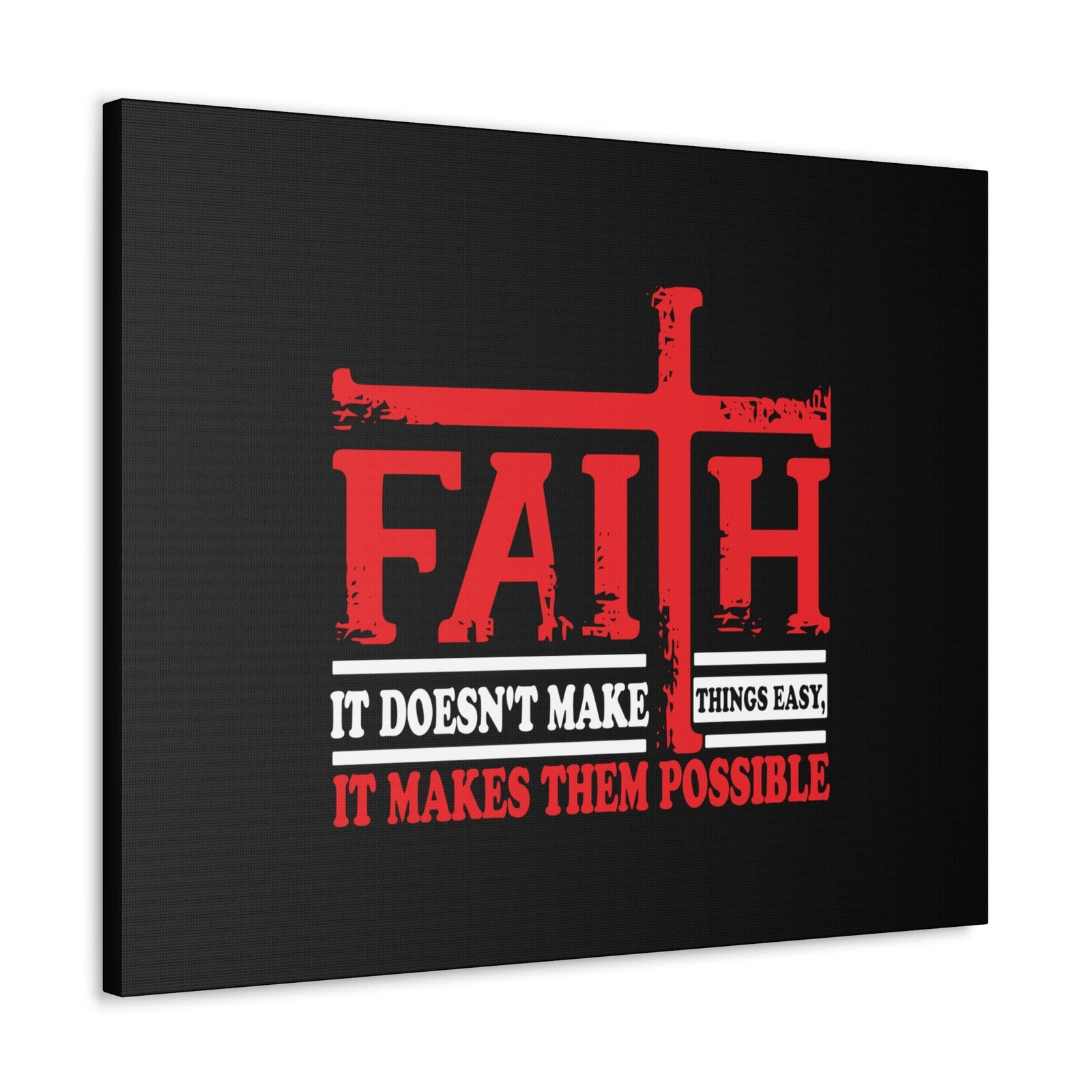 Scripture Walls It Makes Them Possible Jeremiah 32:17 Red Christian Wall Art Bible Verse Print Ready to Hang Unframed-Express Your Love Gifts
