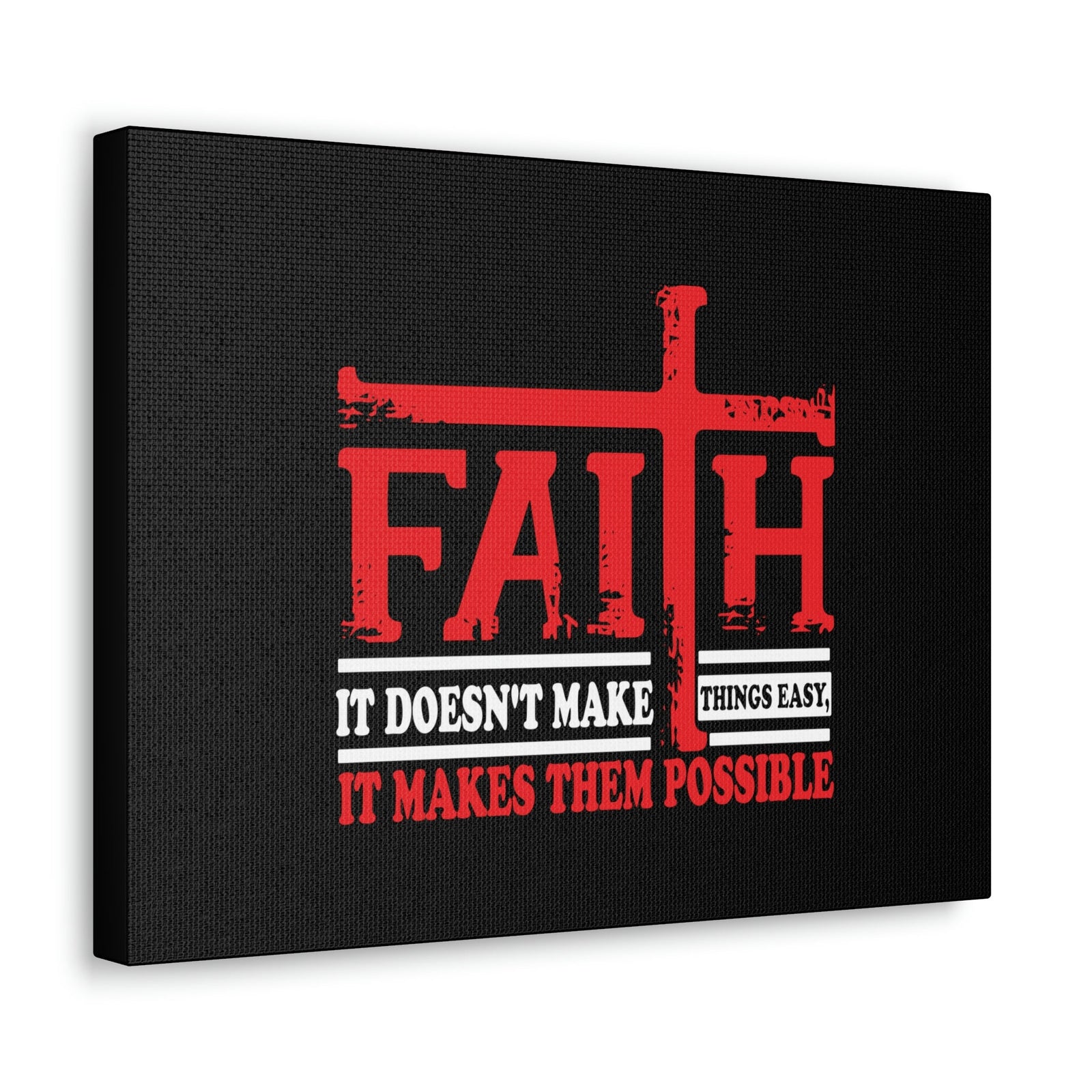 Scripture Walls It Makes Them Possible Jeremiah 32:17 Red Christian Wall Art Bible Verse Print Ready to Hang Unframed-Express Your Love Gifts