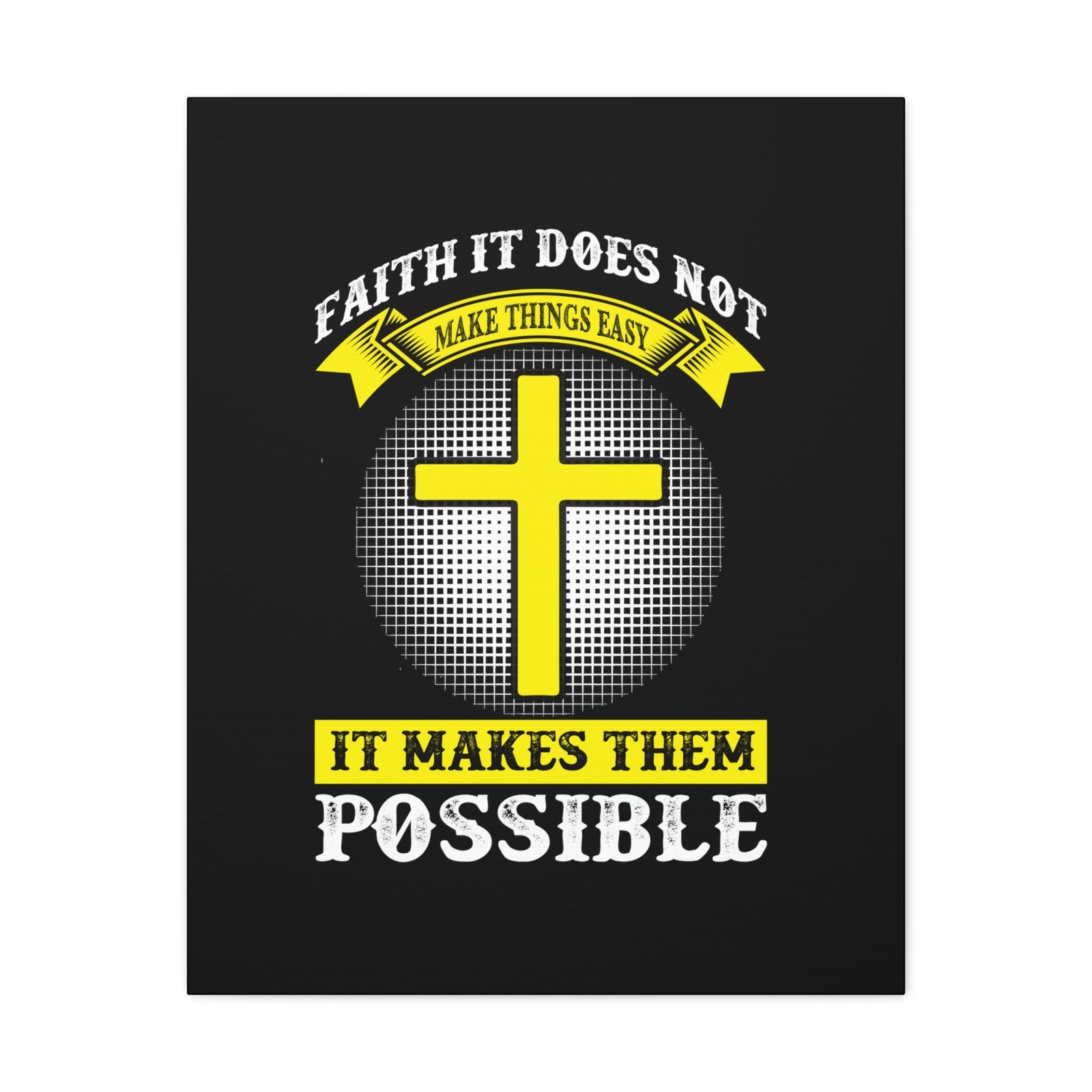 Scripture Walls It Makes Them Possible Jeremiah 32:17 Yellow Christian Wall Art Bible Verse Print Ready to Hang Unframed-Express Your Love Gifts