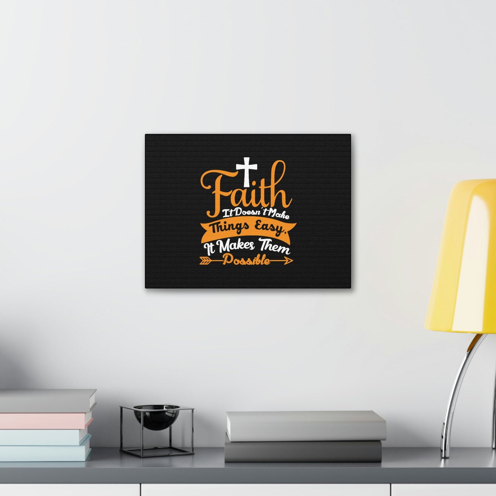Scripture Walls It Makes Them Possible Philippians 4:13 Arrow Christian Wall Art Bible Verse Print Ready to Hang Unframed-Express Your Love Gifts