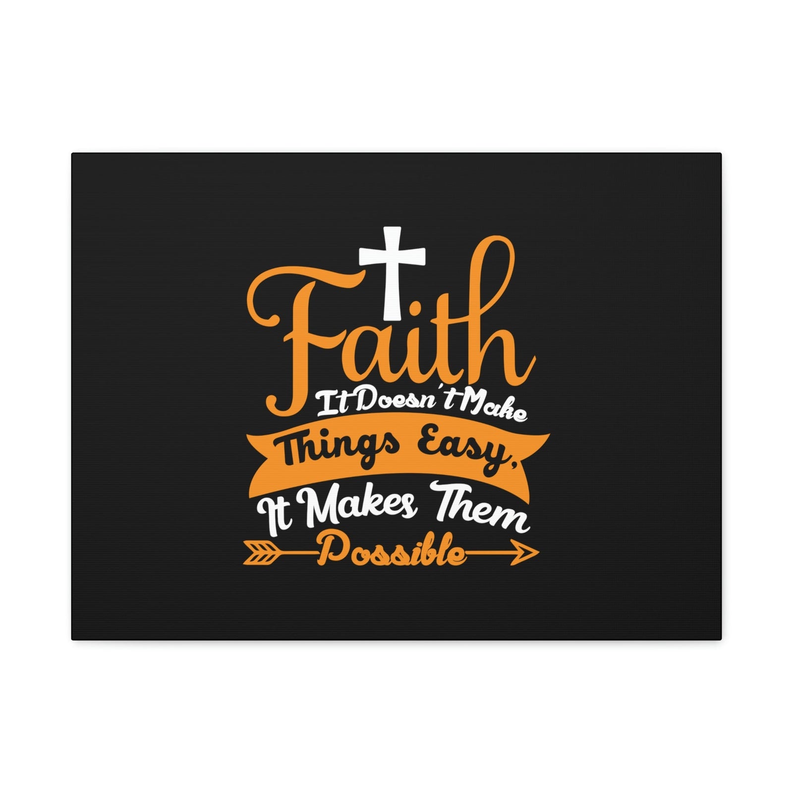 Scripture Walls It Makes Them Possible Philippians 4:13 Arrow Christian Wall Art Bible Verse Print Ready to Hang Unframed-Express Your Love Gifts