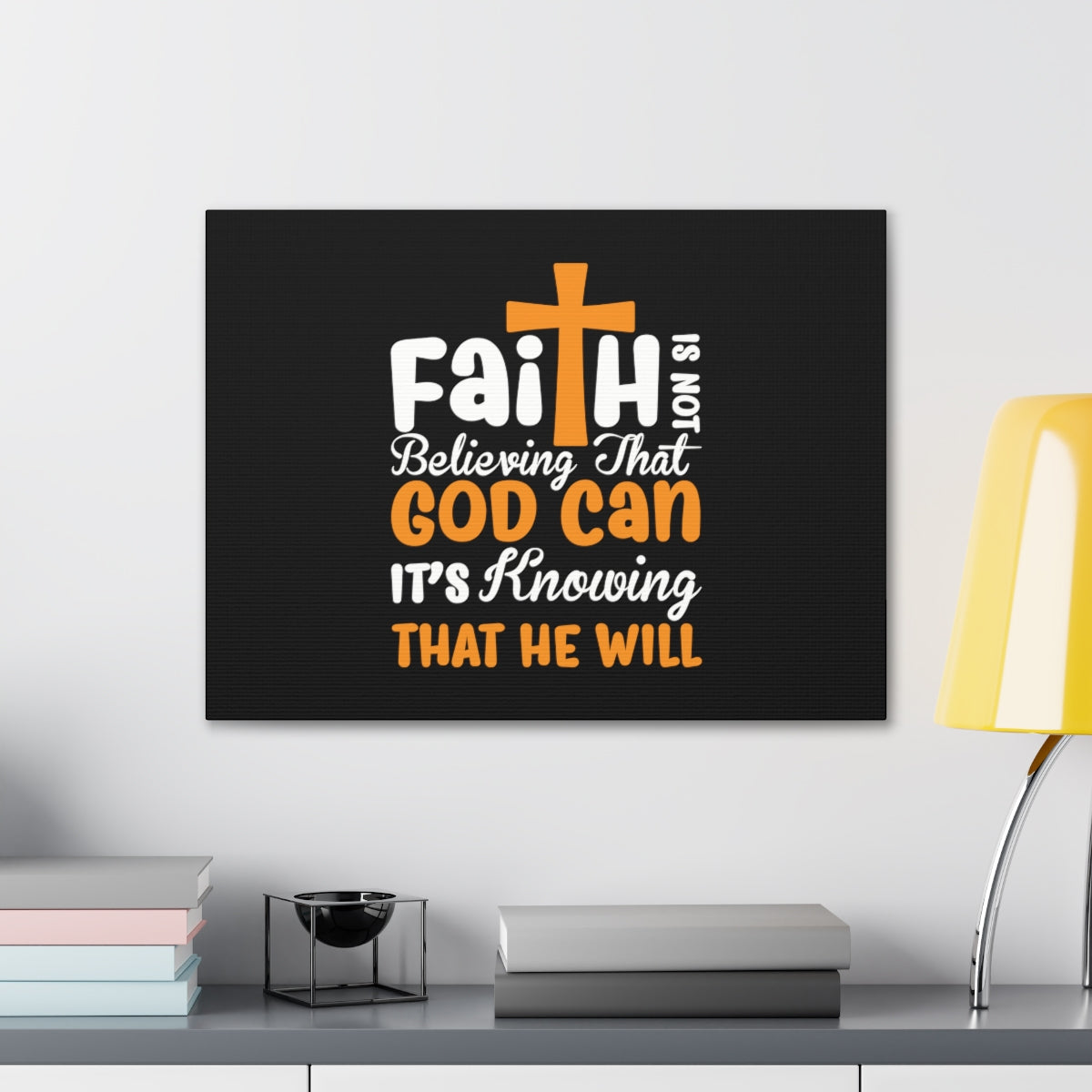 Scripture Walls It's Knowing That He Will Hebrews 11:1 Christian Wall Art Bible Verse Print Ready to Hang Unframed-Express Your Love Gifts
