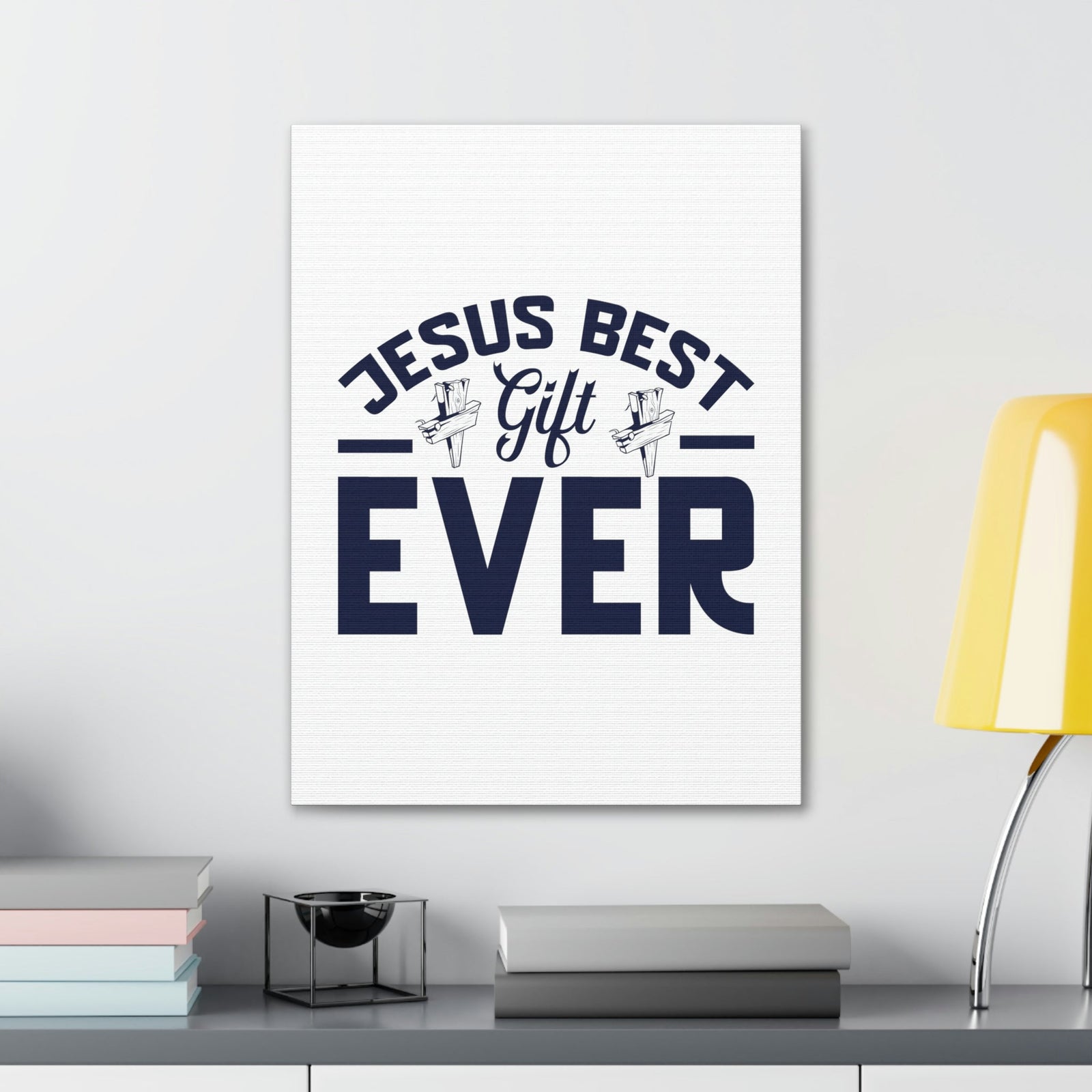 Scripture Walls Jesus Best Gift Ever Romans 5:8 Christian Wall Art Bible Verse Print Ready to Hang Unframed-Express Your Love Gifts