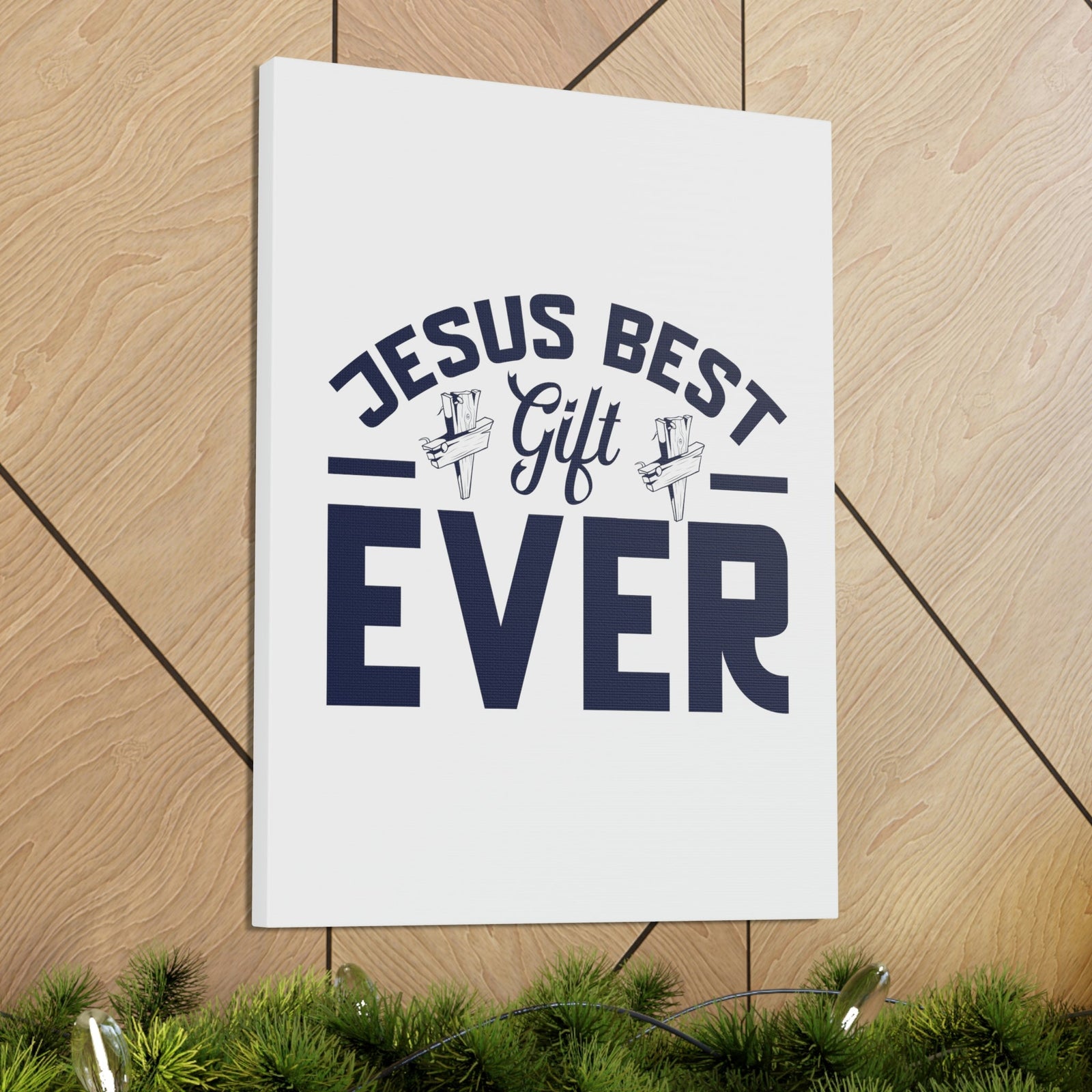 Scripture Walls Jesus Best Gift Ever Romans 5:8 Christian Wall Art Bible Verse Print Ready to Hang Unframed-Express Your Love Gifts