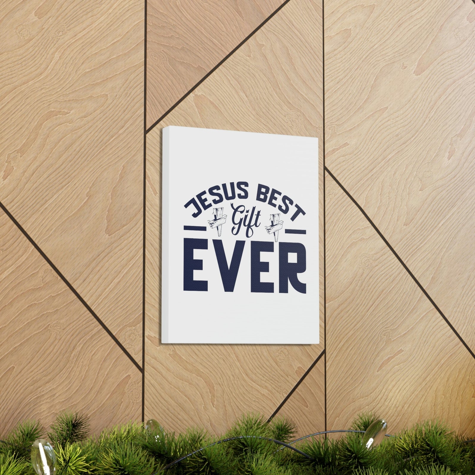 Scripture Walls Jesus Best Gift Ever Romans 5:8 Christian Wall Art Bible Verse Print Ready to Hang Unframed-Express Your Love Gifts