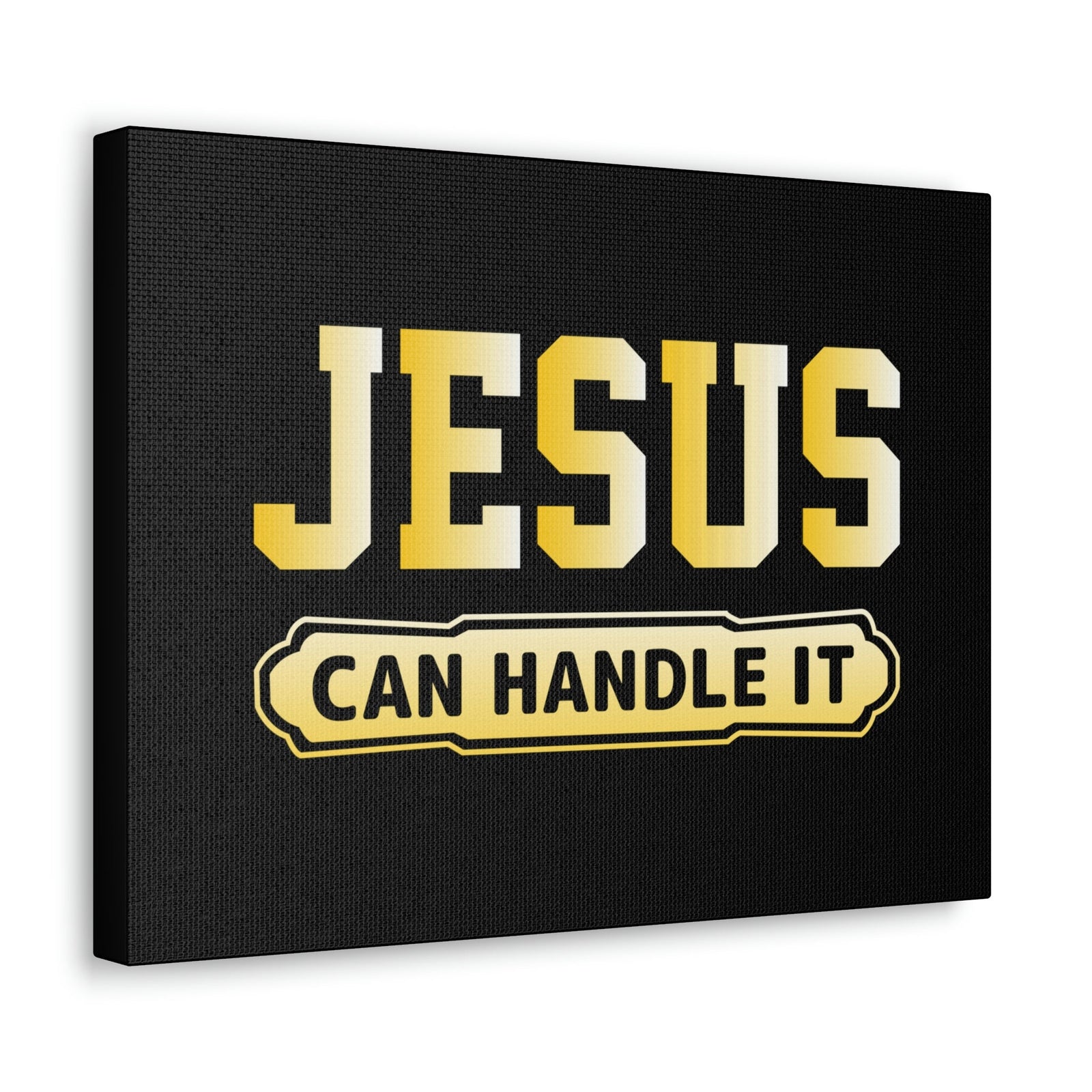 Scripture Walls Jesus Can Handle It John 16:33 Christian Wall Art Bible Verse Print Ready to Hanga Unframed-Express Your Love Gifts