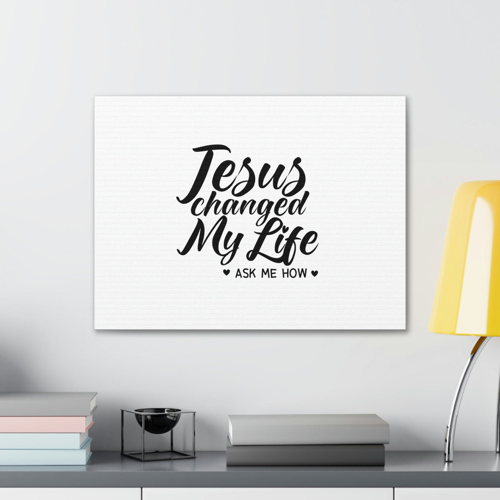 Scripture Walls Jesus Changed My Life Galatians 2:20 Christian Wall Art Bible Verse Print Ready to Hang Unframed-Express Your Love Gifts