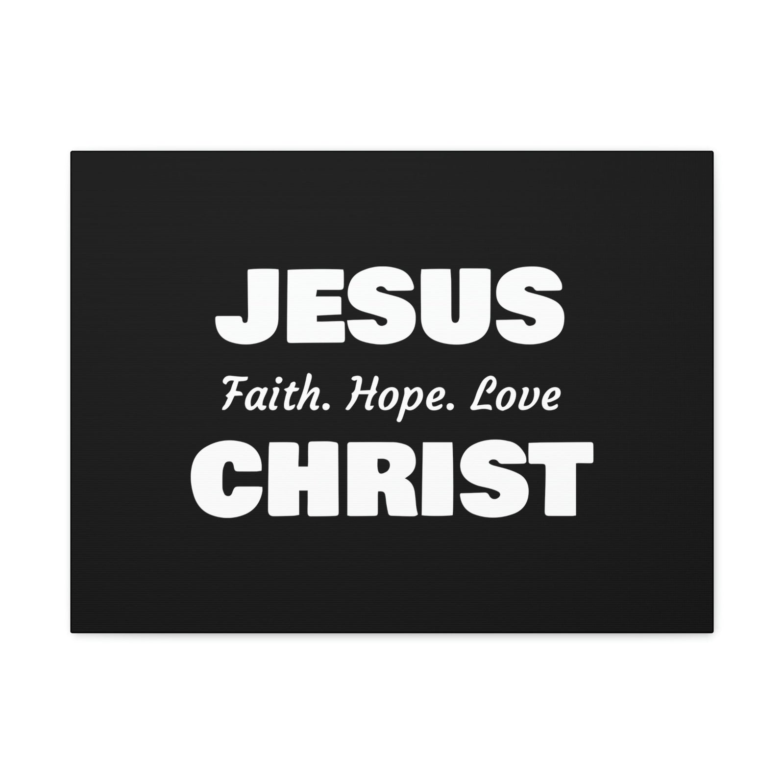 Scripture Walls Jesus Christ, Faith, Hope, Love 1 Corinthians 13:13 Christian Wall Art Bible Verse Print Ready to Hang Unframed-Express Your Love Gifts