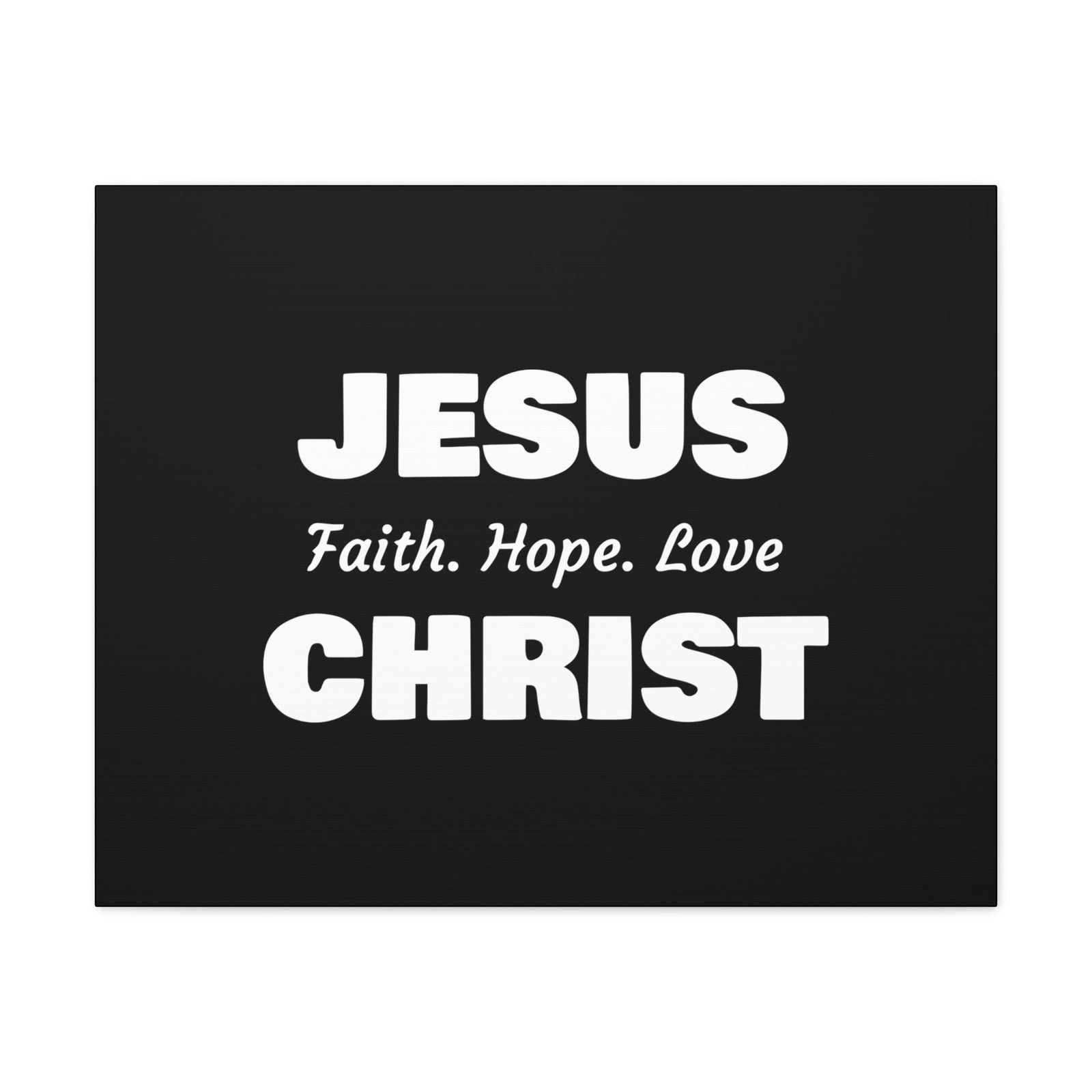 Scripture Walls Jesus Christ, Faith, Hope, Love 1 Corinthians 13:13 Christian Wall Art Bible Verse Print Ready to Hang Unframed-Express Your Love Gifts