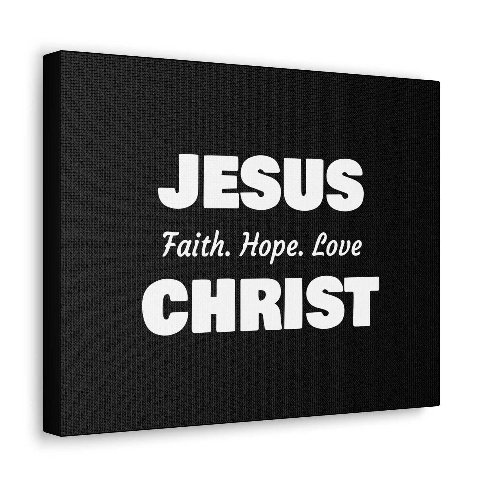 Scripture Walls Jesus Christ, Faith, Hope, Love 1 Corinthians 13:13 Christian Wall Art Bible Verse Print Ready to Hang Unframed-Express Your Love Gifts