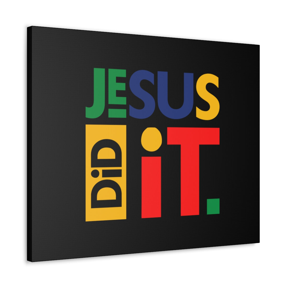Scripture Walls Jesus Did It Acts 4:10-12 KJV Christian Wall Art Bible Verse Print Ready to Hang Unframed-Express Your Love Gifts