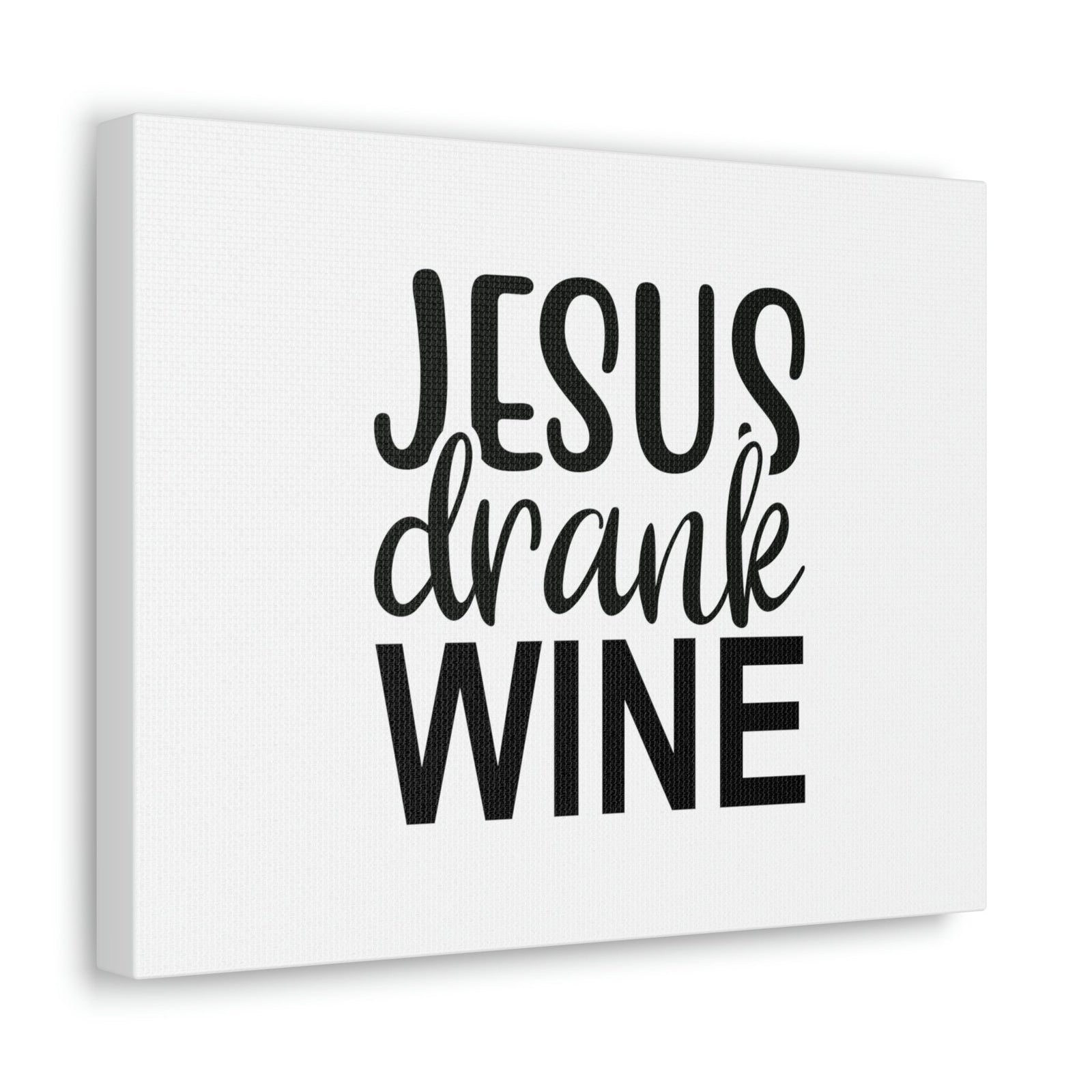 Scripture Walls Jesus Drank Wine Ephesians 5:18 Christian Wall Art Bible Verse Print Ready to Hang Unframed-Express Your Love Gifts