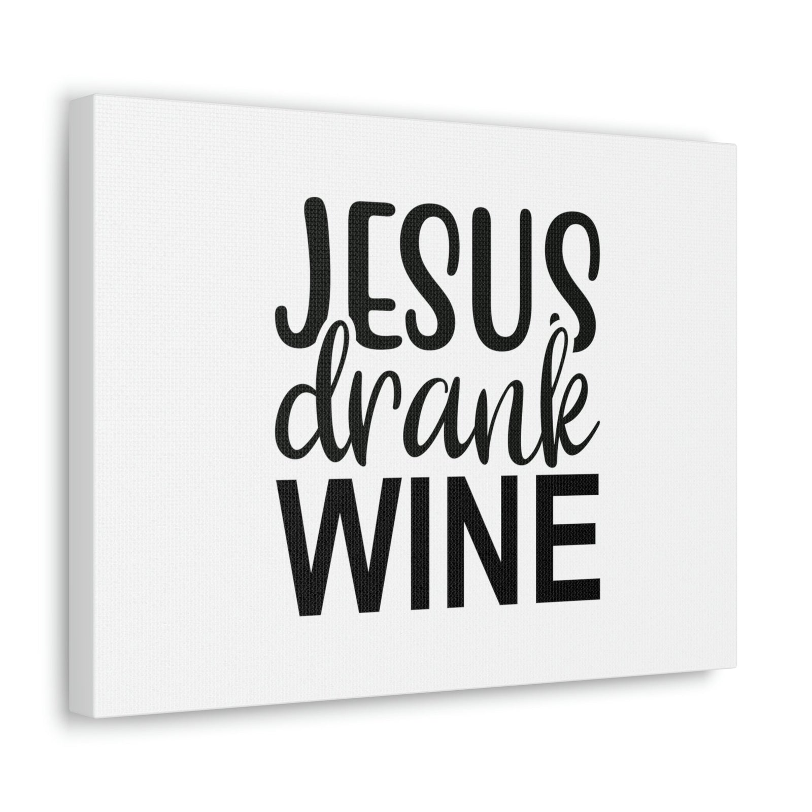 Scripture Walls Jesus Drank Wine Ephesians 5:18 Christian Wall Art Bible Verse Print Ready to Hang Unframed-Express Your Love Gifts