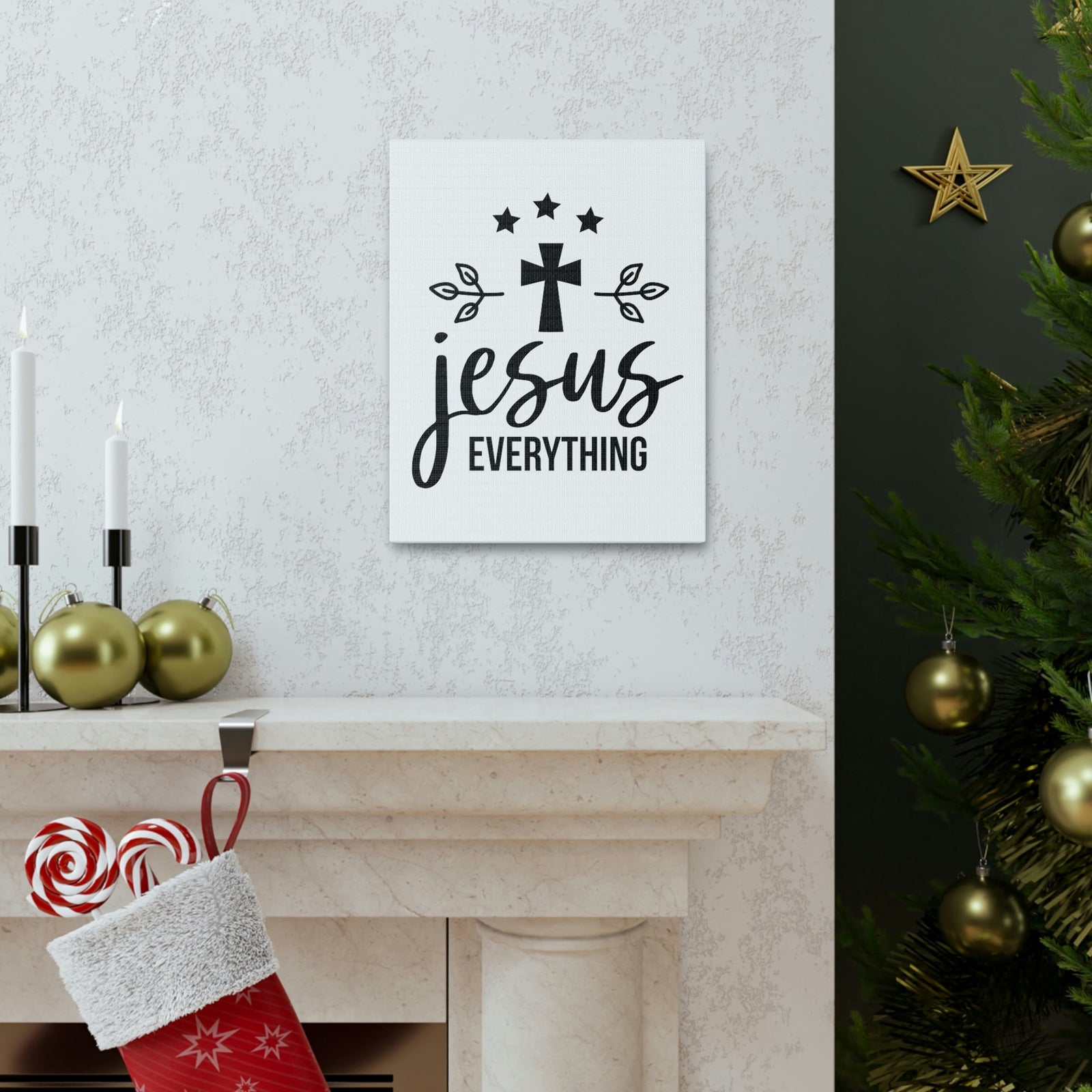Scripture Walls Jesus Everything 1 John 4:9 Christian Wall Art Print Ready to Hang Unframed-Express Your Love Gifts