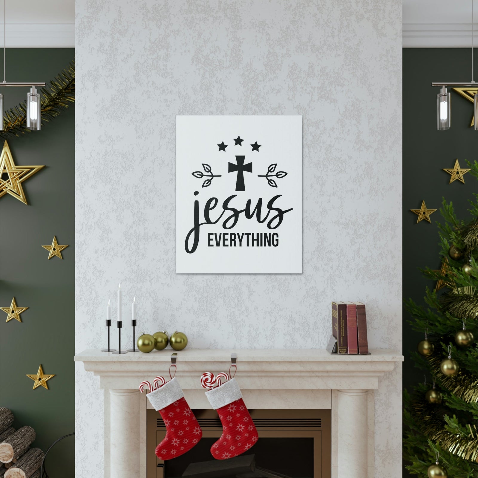 Scripture Walls Jesus Everything 1 John 4:9 Christian Wall Art Print Ready to Hang Unframed-Express Your Love Gifts