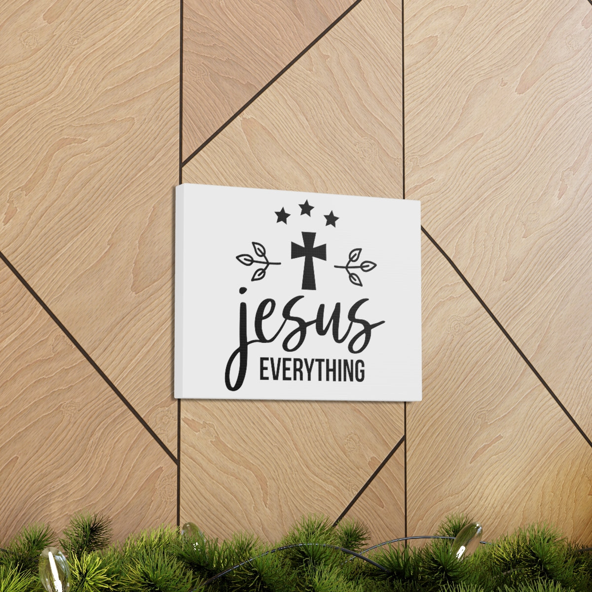 Scripture Walls Jesus Everything Ephesians 2:4-5 NIV Christian Wall Art Print Ready to Hang Unframed-Express Your Love Gifts