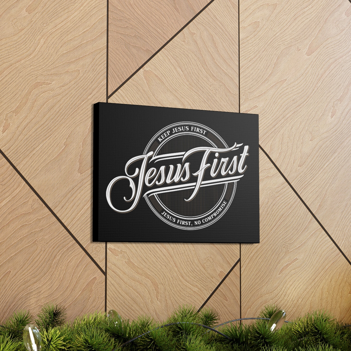 Scripture Walls Jesus First Ephesians 5:23 Christian Wall Art Print Ready to Hang Unframed-Express Your Love Gifts
