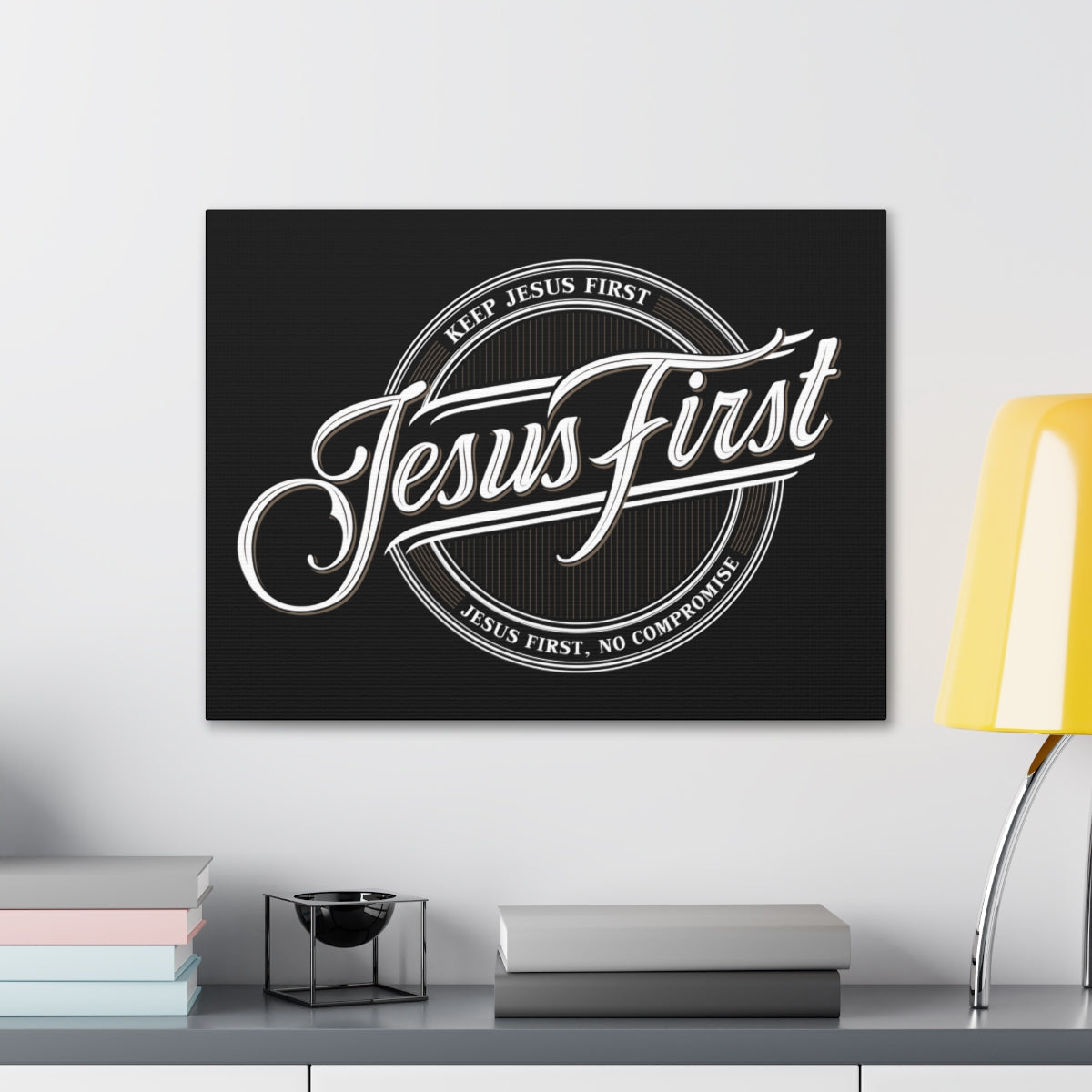 Scripture Walls Jesus First Ephesians 5:23 Christian Wall Art Print Ready to Hang Unframed-Express Your Love Gifts