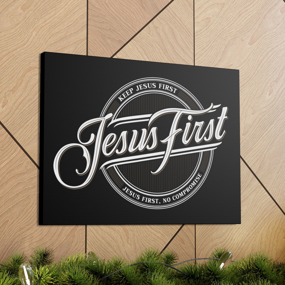 Scripture Walls Jesus First Ephesians 5:23 Christian Wall Art Print Ready to Hang Unframed-Express Your Love Gifts