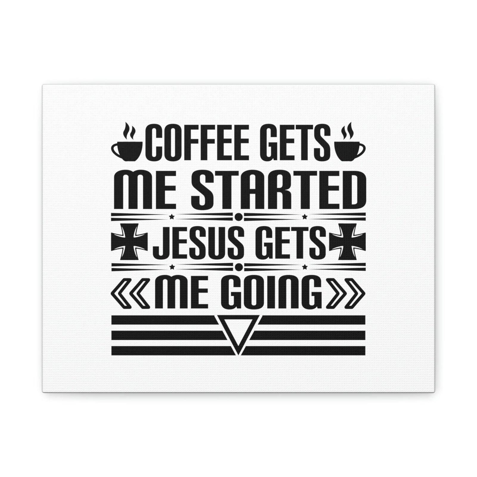 Scripture Walls Jesus Gets Me Going Ephesians 5:2 White Christian Wall Art Bible Verse Print Ready to Hang Unframed-Express Your Love Gifts