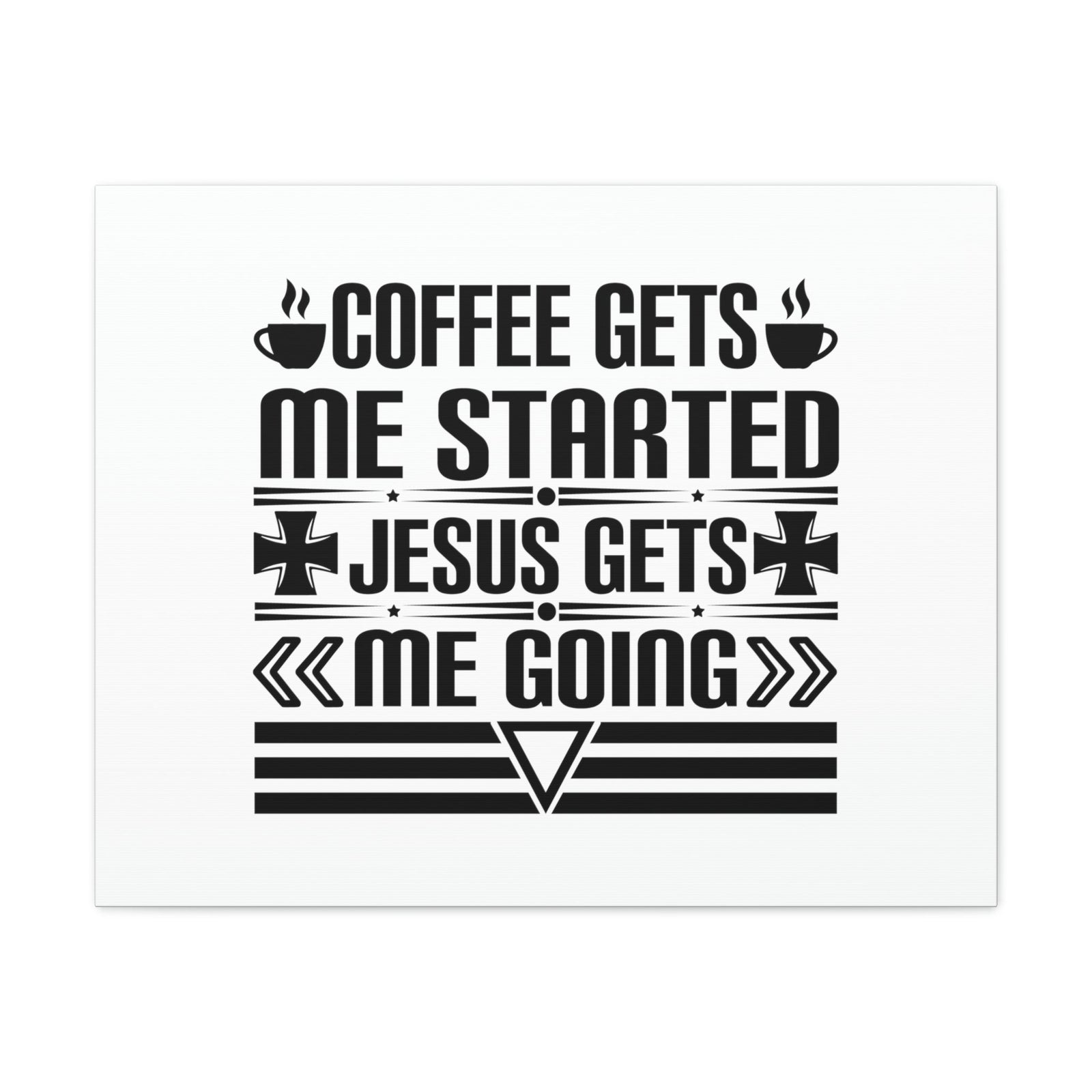 Scripture Walls Jesus Gets Me Going Ephesians 5:2 White Christian Wall Art Bible Verse Print Ready to Hang Unframed-Express Your Love Gifts