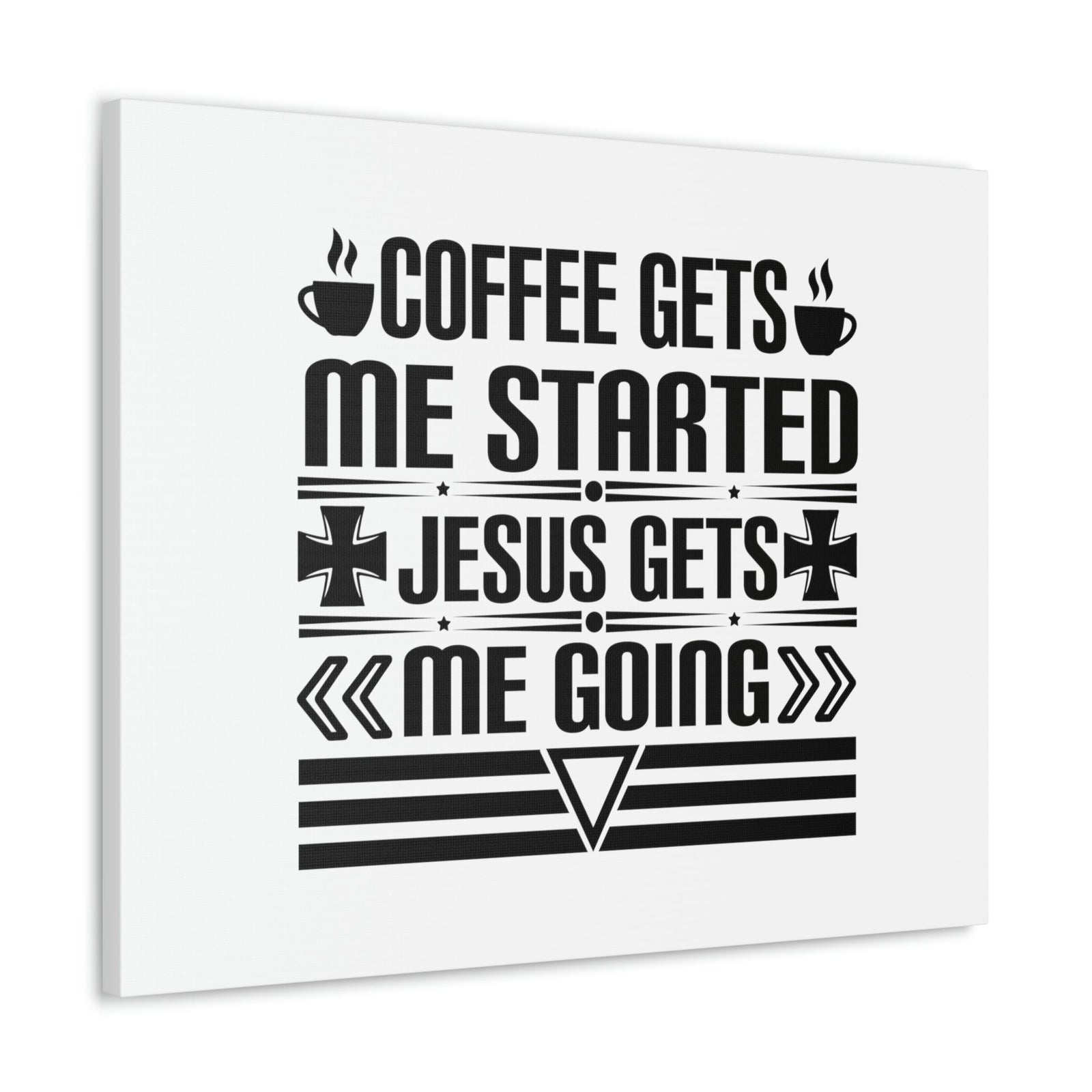 Scripture Walls Jesus Gets Me Going Ephesians 5:2 White Christian Wall Art Bible Verse Print Ready to Hang Unframed-Express Your Love Gifts