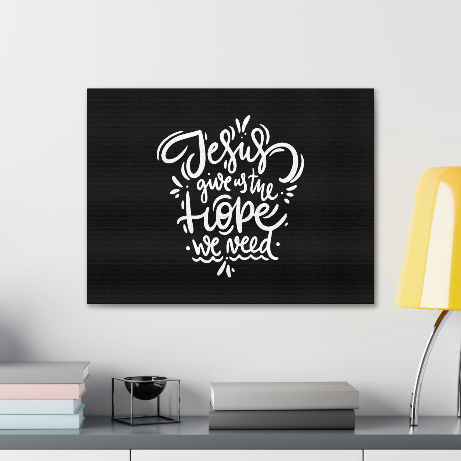 Scripture Walls Jesus Gives Us The Hope We Need 1 Peter 1:3 Christian Wall Art Bible Verse Print Ready to Hang Unframed-Express Your Love Gifts