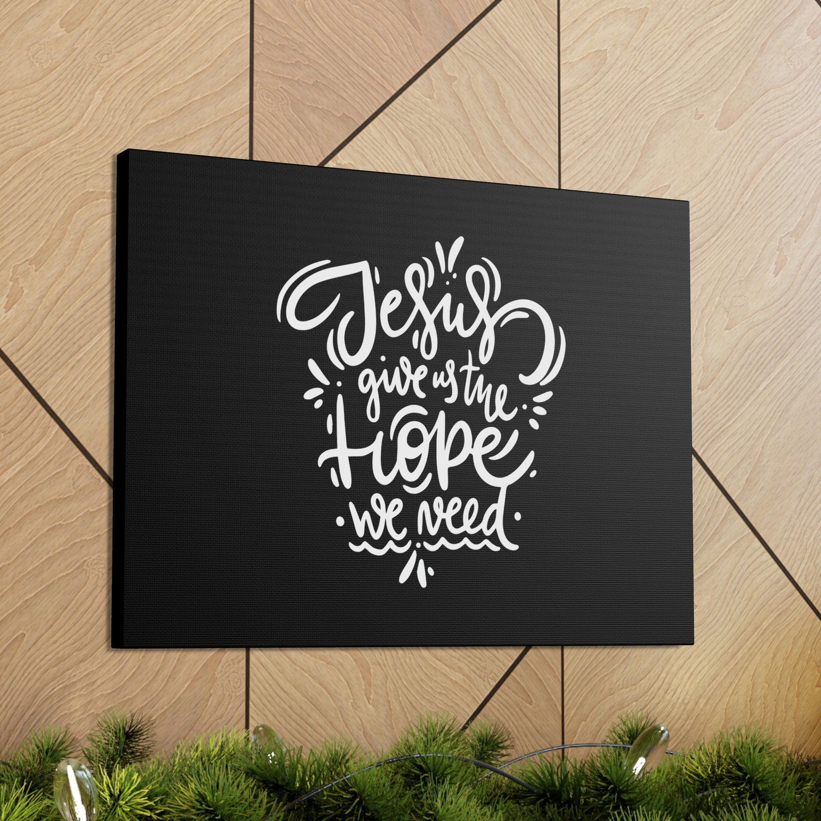 Scripture Walls Jesus Gives Us The Hope We Need 1 Peter 1:3 Christian Wall Art Bible Verse Print Ready to Hang Unframed-Express Your Love Gifts
