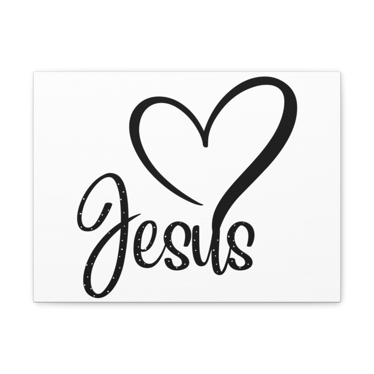 Scripture Walls Jesus Heart John 3:16 KJV Christian Wall Art Print Ready to Hang Unframed-Express Your Love Gifts