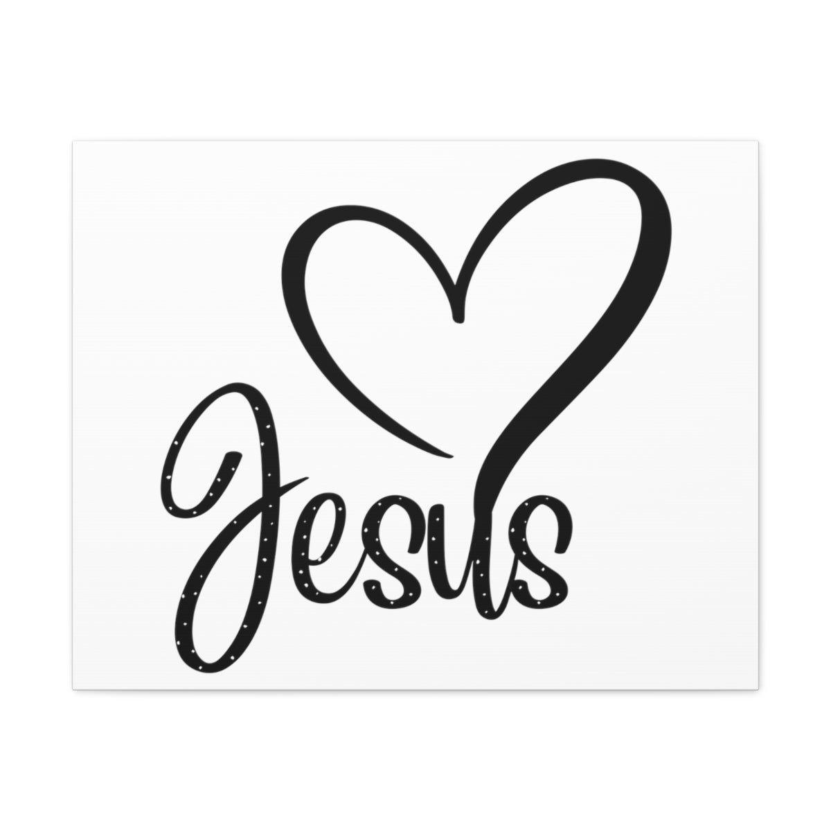 Scripture Walls Jesus Heart John 3:16 KJV Christian Wall Art Print Ready to Hang Unframed-Express Your Love Gifts