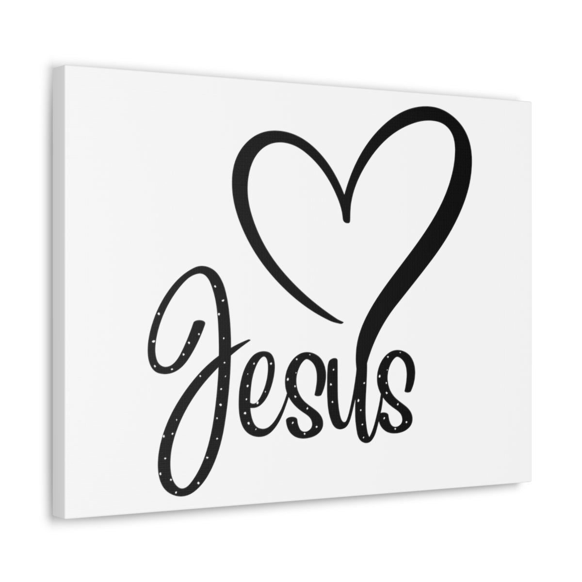 Scripture Walls Jesus Heart John 3:16 KJV Christian Wall Art Print Ready to Hang Unframed-Express Your Love Gifts