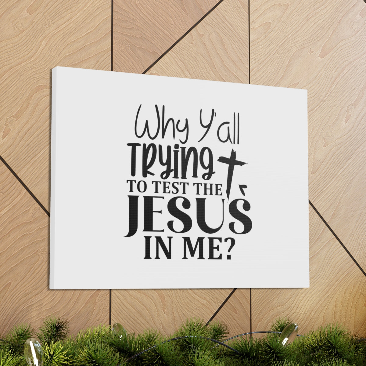Scripture Walls Jesus In Me Deuteronomy 6:16 Christian Wall Art Bible Verse Print Ready to Hang Unframed-Express Your Love Gifts