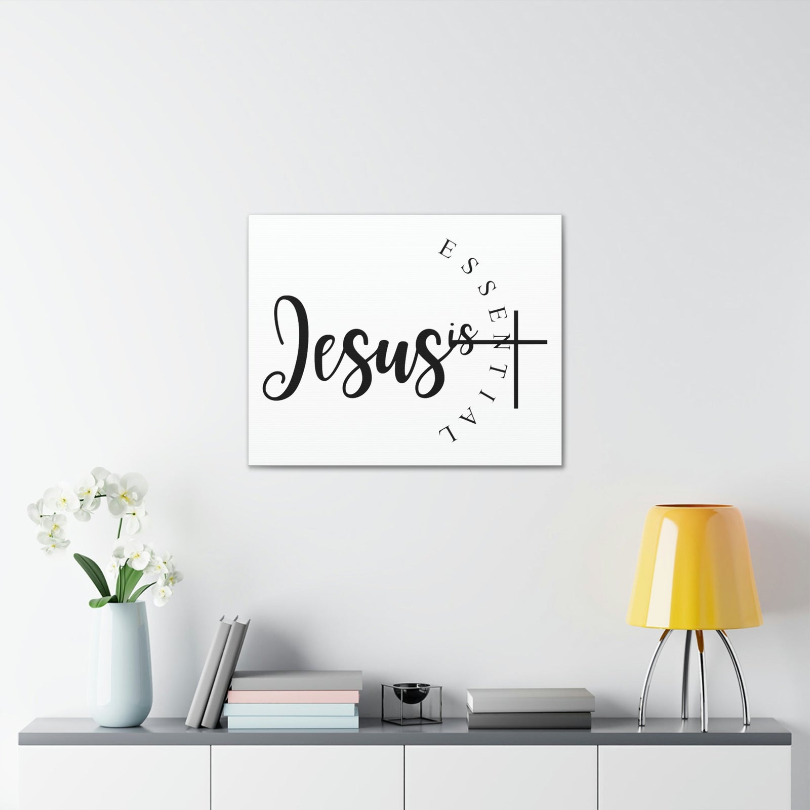 Scripture Walls Jesus Is Essential Ephesians 6:17 Christian Wall Art Print Ready to Hang Unframed-Express Your Love Gifts