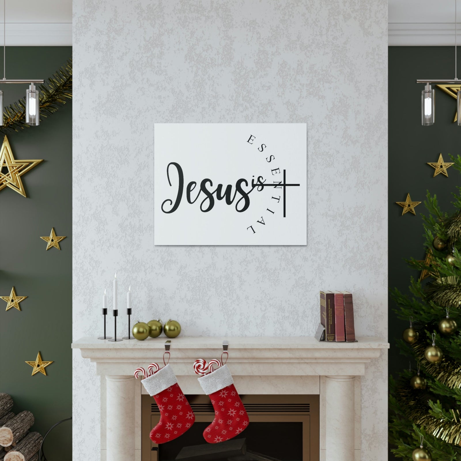 Scripture Walls Jesus Is Essential Ephesians 6:17 Christian Wall Art Print Ready to Hang Unframed-Express Your Love Gifts