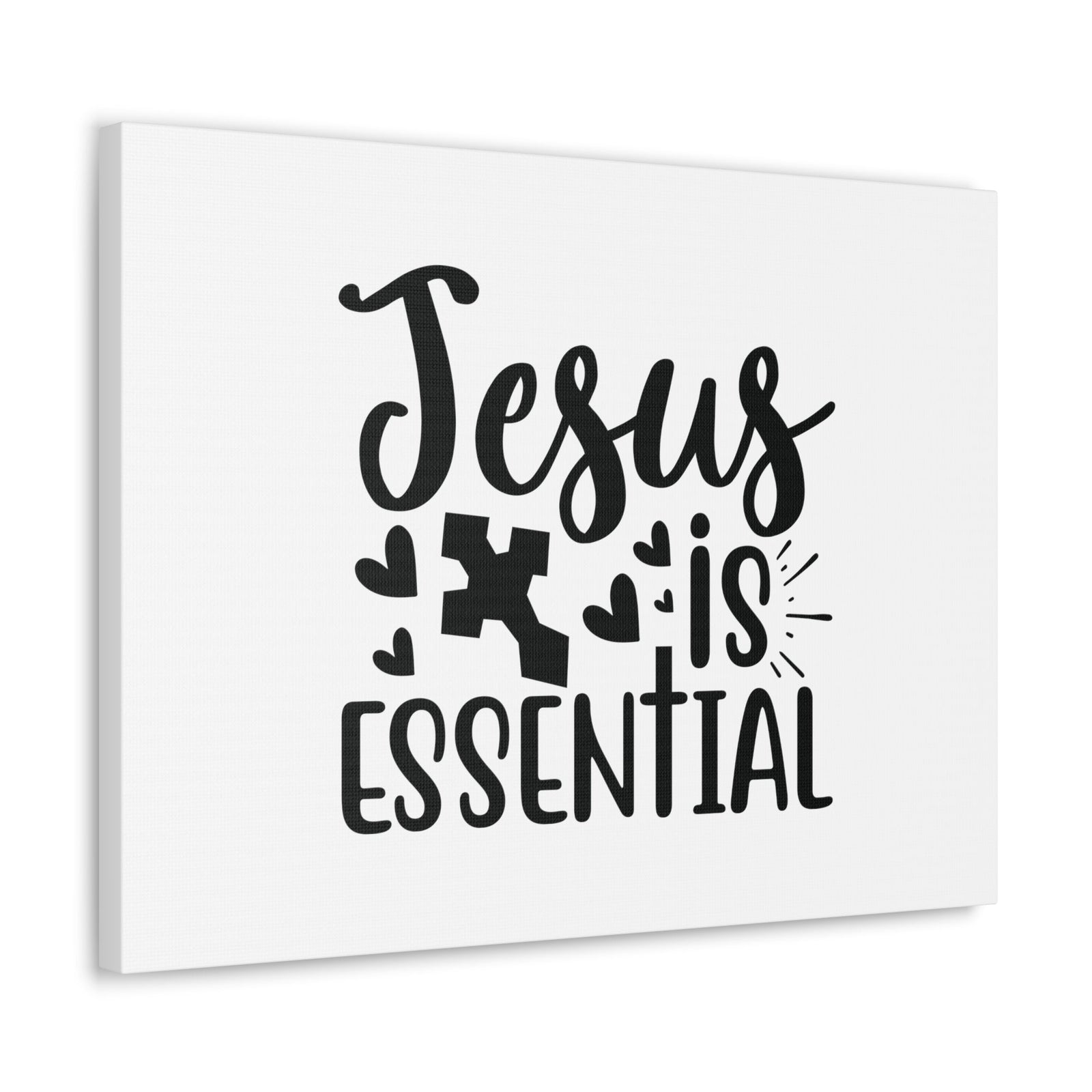 Scripture Walls Jesus Is Essential John 14:6 Cross Christian Wall Art Bible Verse Print Ready to Hang Unframed-Express Your Love Gifts