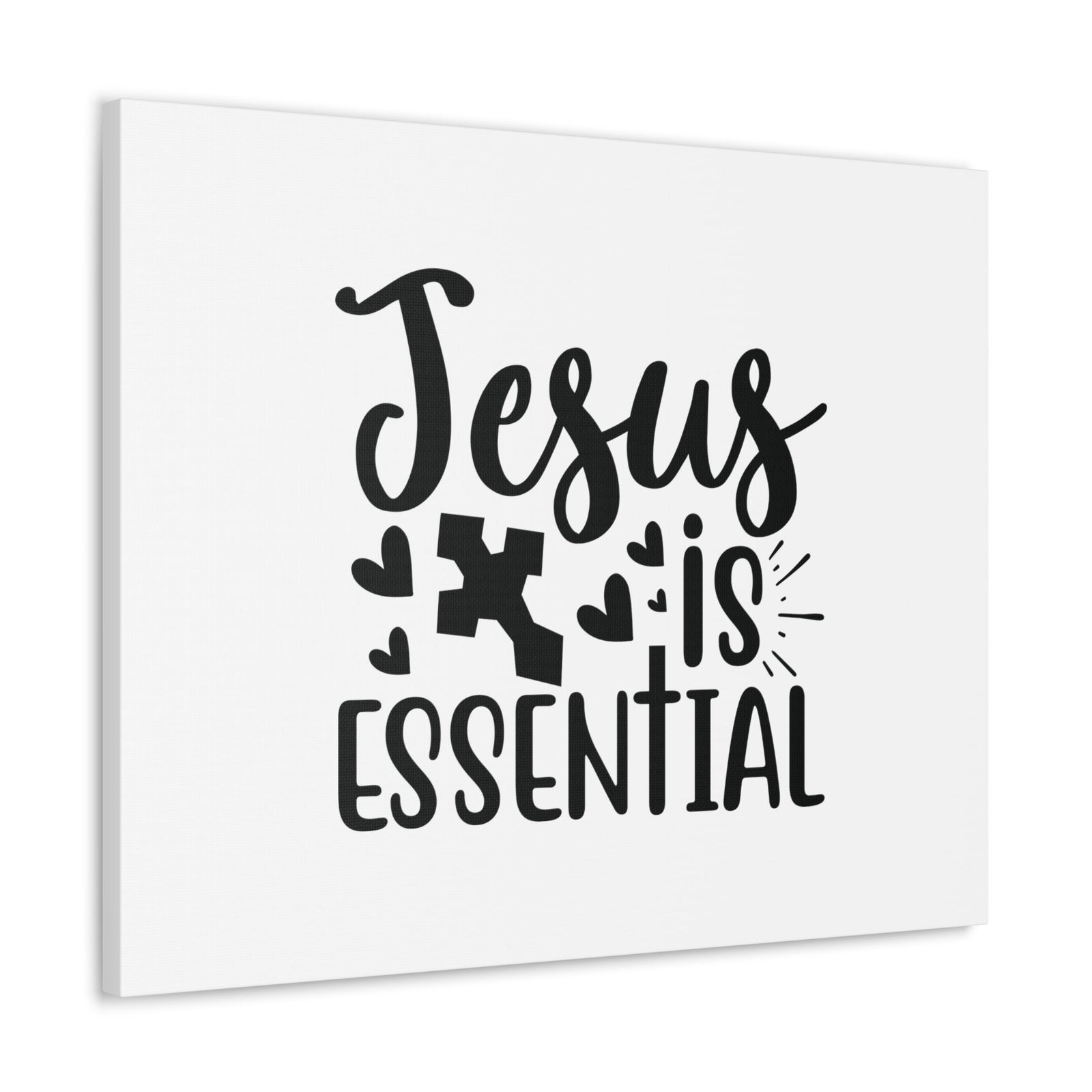 Scripture Walls Jesus Is Essential John 14:6 Cross Christian Wall Art Bible Verse Print Ready to Hang Unframed-Express Your Love Gifts