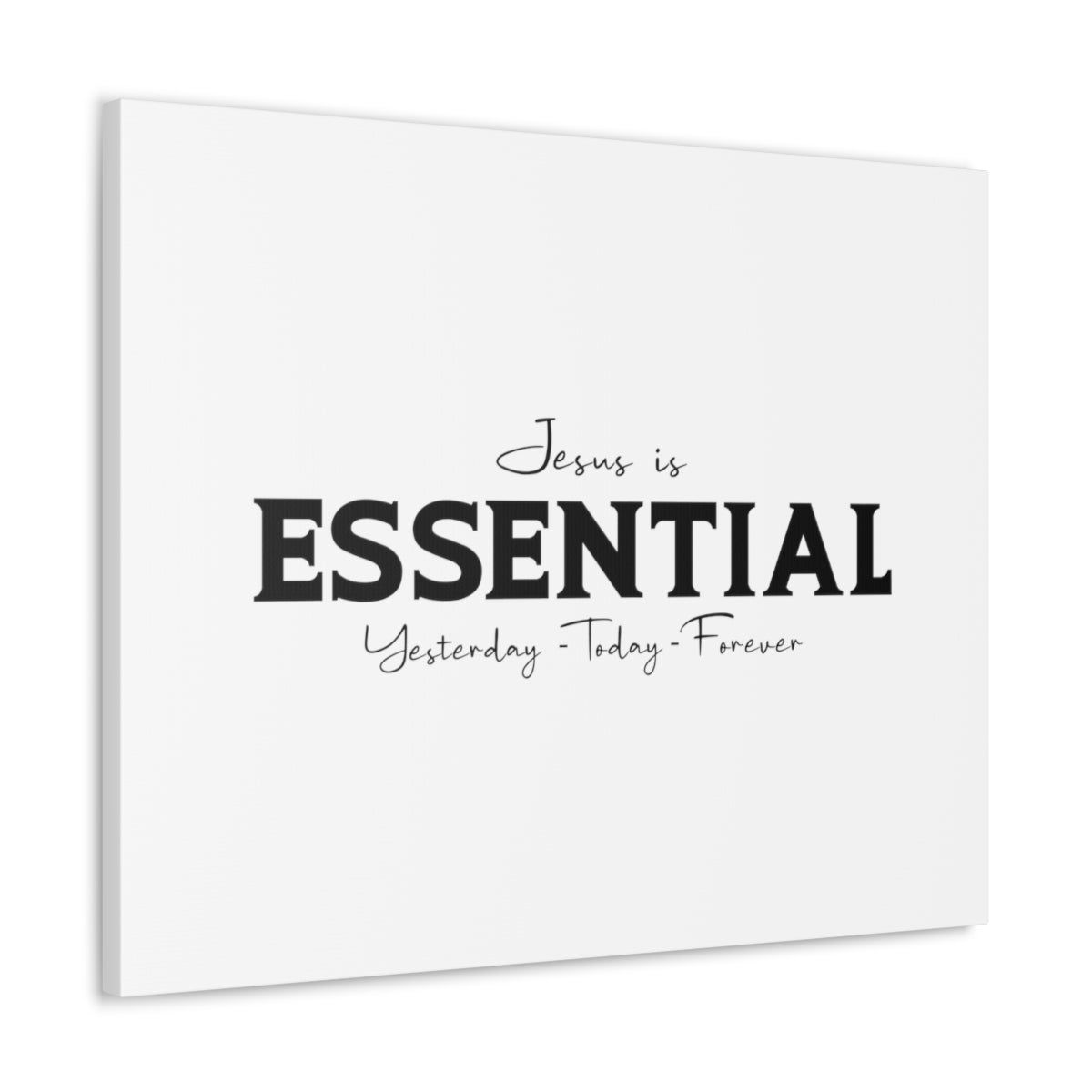 Scripture Walls Jesus Is Essential Philippians 4:19 White Christian Wall Art Bible Verse Print Ready to Hang Unframed-Express Your Love Gifts