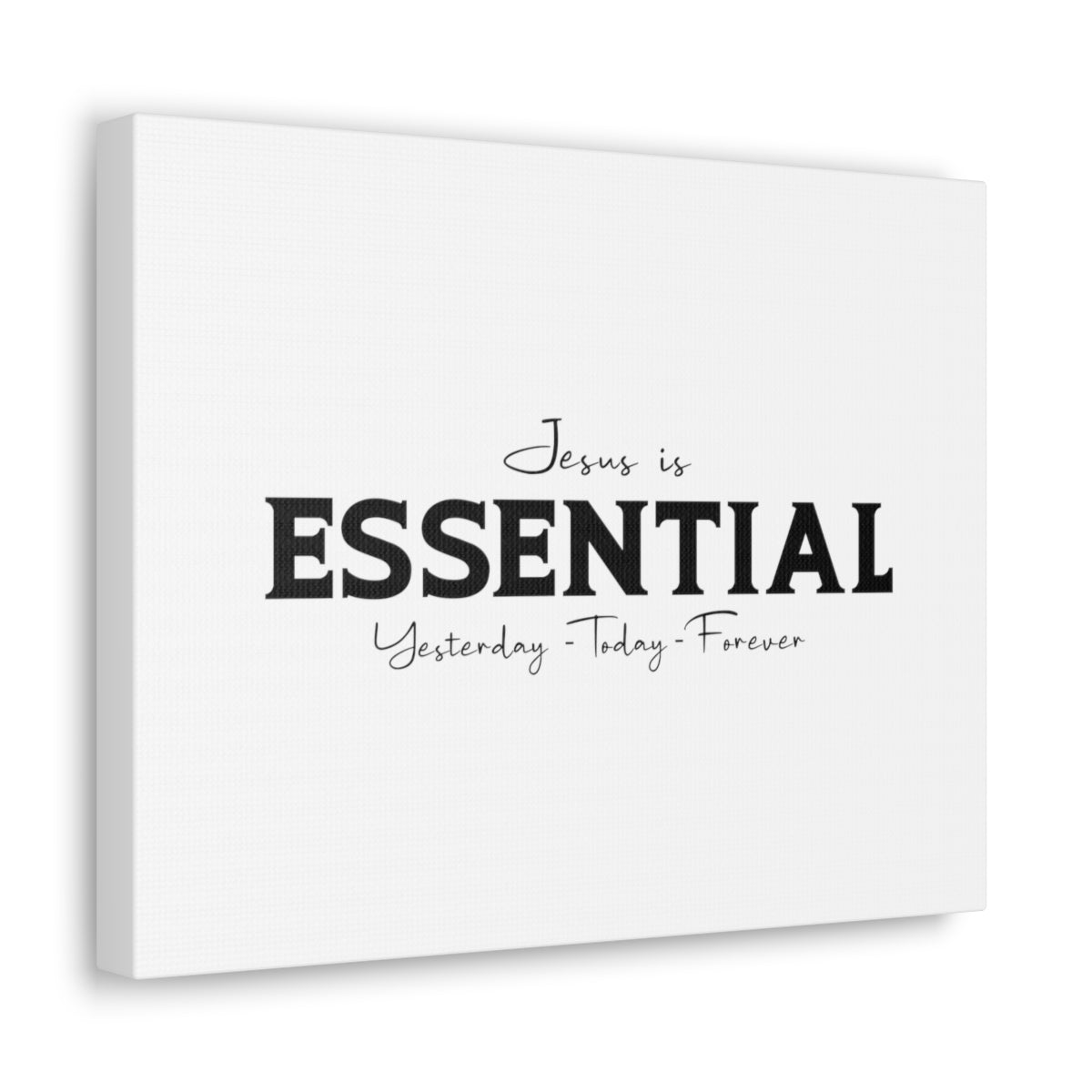 Scripture Walls Jesus Is Essential Philippians 4:19 White Christian Wall Art Bible Verse Print Ready to Hang Unframed-Express Your Love Gifts