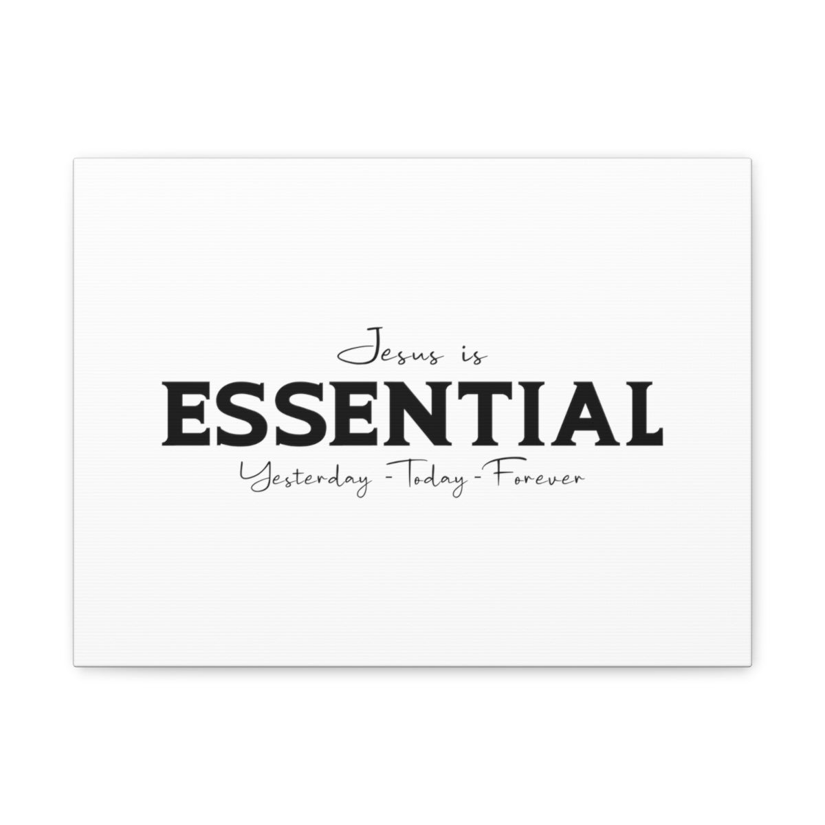 Scripture Walls Jesus Is Essential Philippians 4:19 White Christian Wall Art Bible Verse Print Ready to Hang Unframed-Express Your Love Gifts