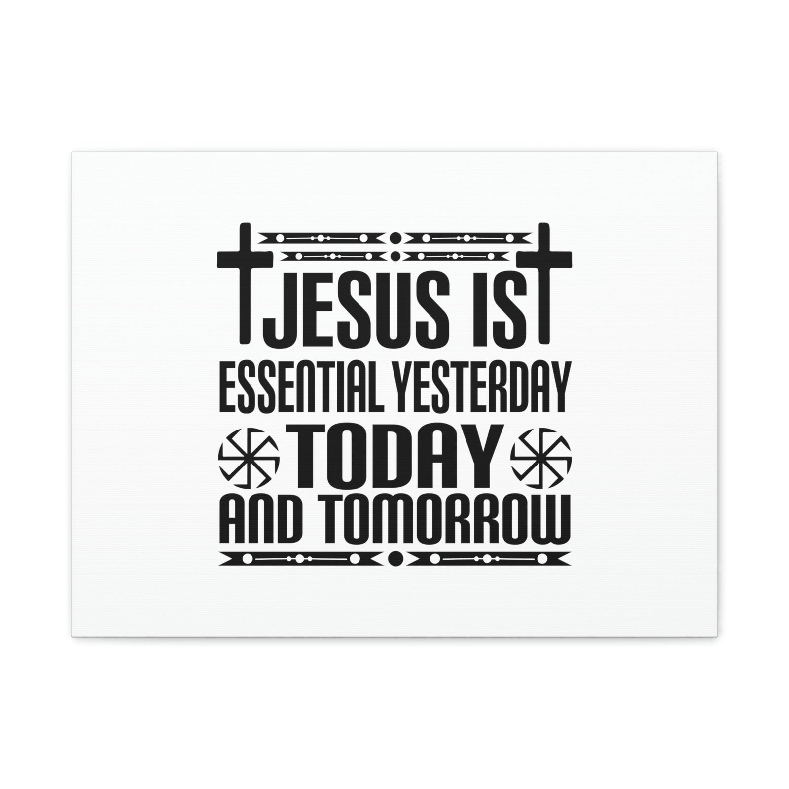 Scripture Walls Jesus Is Essential Romans 6:23 Cross Christian Wall Art Bible Verse Print Ready to Hang Unframed-Express Your Love Gifts