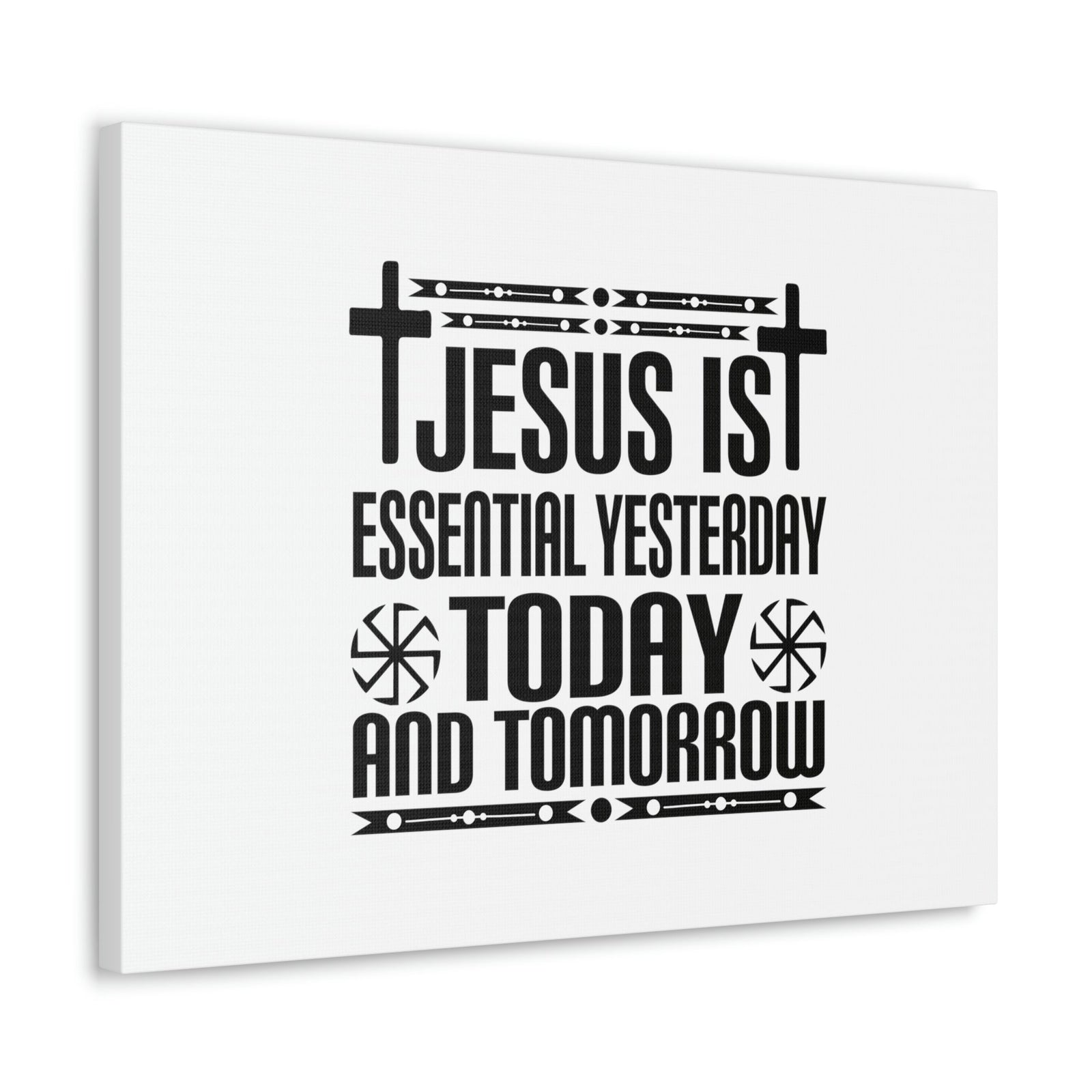Scripture Walls Jesus Is Essential Romans 6:23 Cross Christian Wall Art Bible Verse Print Ready to Hang Unframed-Express Your Love Gifts