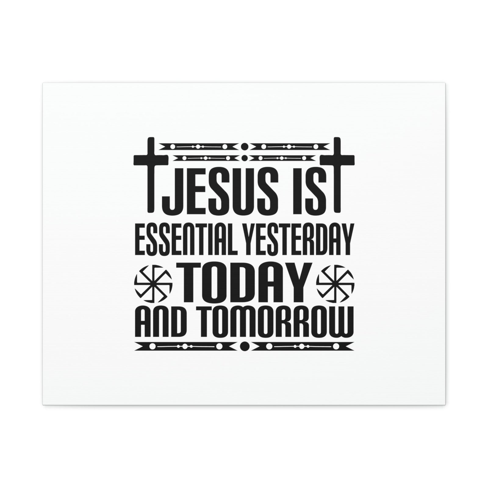 Scripture Walls Jesus Is Essential Romans 6:23 Cross Christian Wall Art Bible Verse Print Ready to Hang Unframed-Express Your Love Gifts