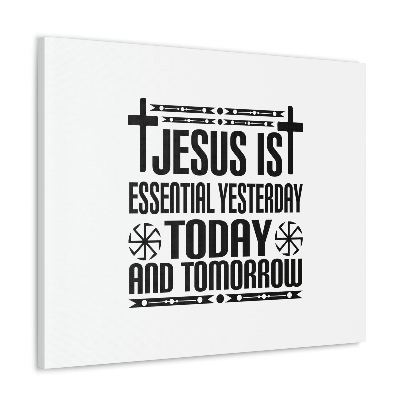Scripture Walls Jesus Is Essential Romans 6:23 Cross Christian Wall Art Bible Verse Print Ready to Hang Unframed-Express Your Love Gifts
