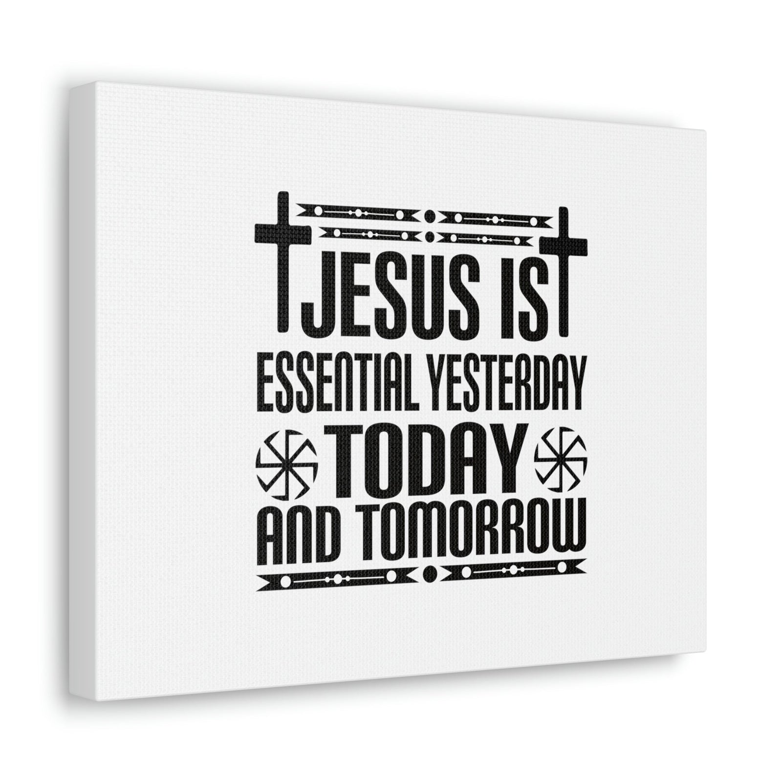 Scripture Walls Jesus Is Essential Romans 6:23 Cross Christian Wall Art Bible Verse Print Ready to Hang Unframed-Express Your Love Gifts