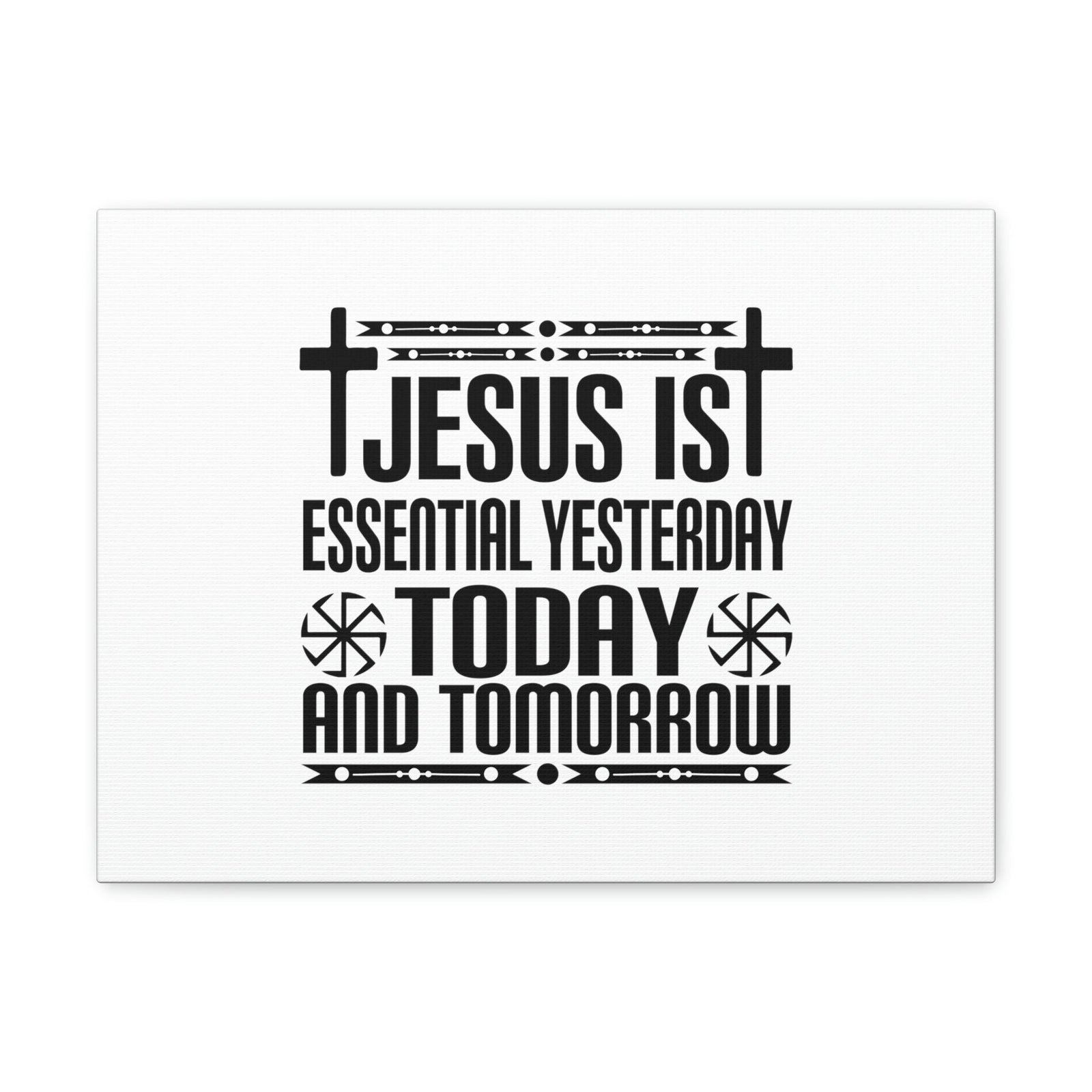 Scripture Walls Jesus Is Essential Romans 6:23 Cross Christian Wall Art Bible Verse Print Ready to Hang Unframed-Express Your Love Gifts
